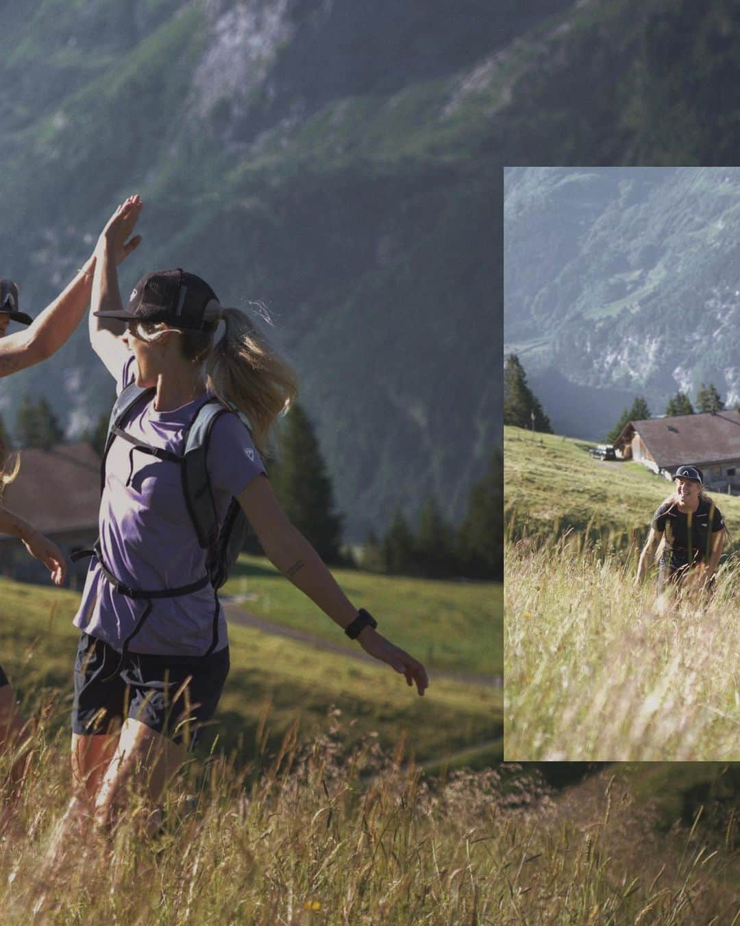 ロシニョールさんのインスタグラム写真 - (ロシニョールInstagram)「Rise and shine 🌞 soaking up the early morning sunshine at home 🏔️  Spending the mornings in the mountains with amazing friends, laughing and making memories while hiking and enjoying the sun.  There's no better way to start the day 🫶🏼  @rossignol #anotherbestday #myhikeessentials  📷 @antonthorin . . . . #switzerland #engelberg #hiking #mountains #mylifeintheawissalps #morningsun #rossignol #mountainlife #summertime #hikingadventures #hikingessentials #hapoiness #thankfulgratefulblessed #happyweekend」7月21日 22時00分 - rossignol