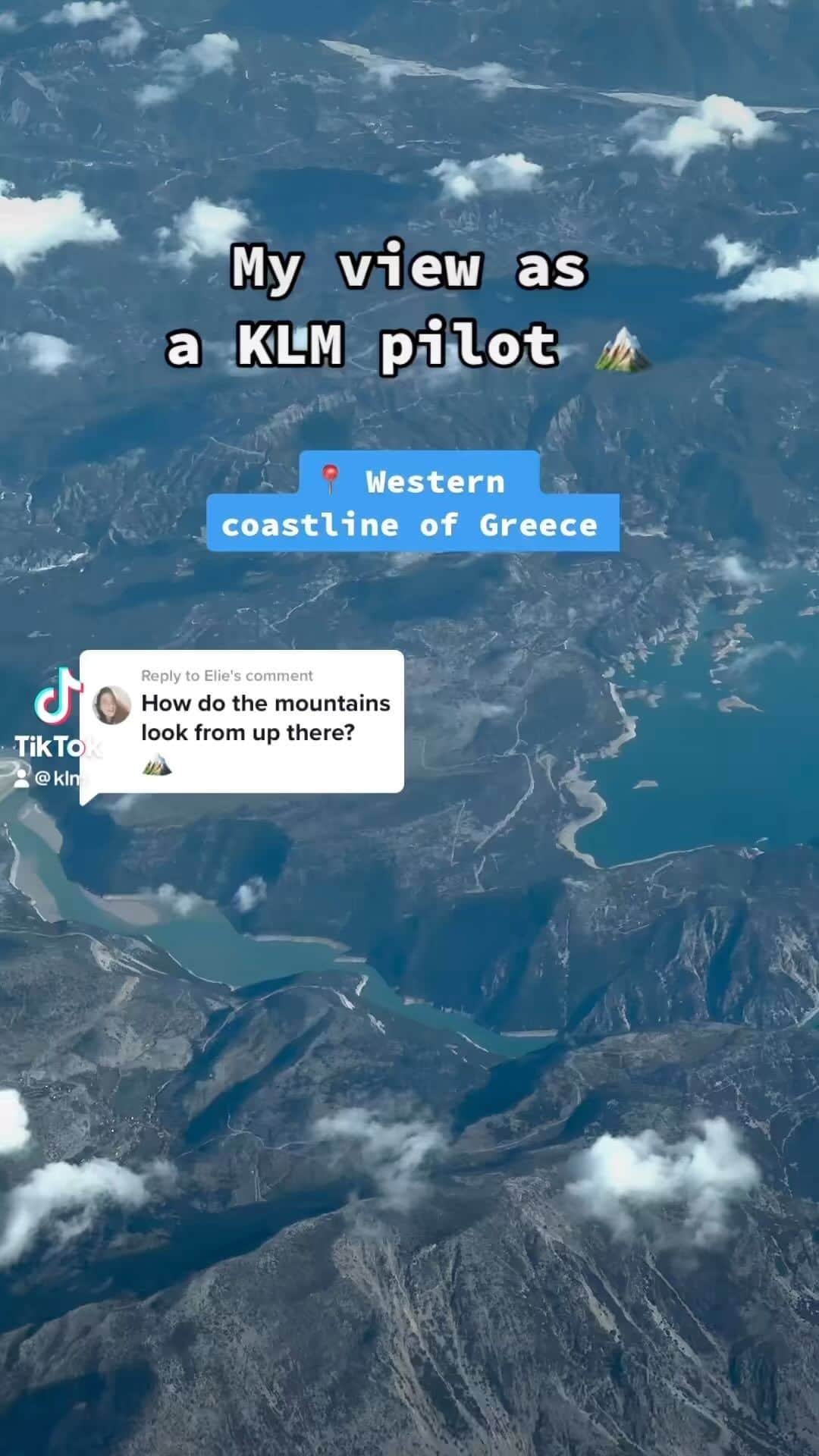 KLMオランダ航空のインスタグラム
