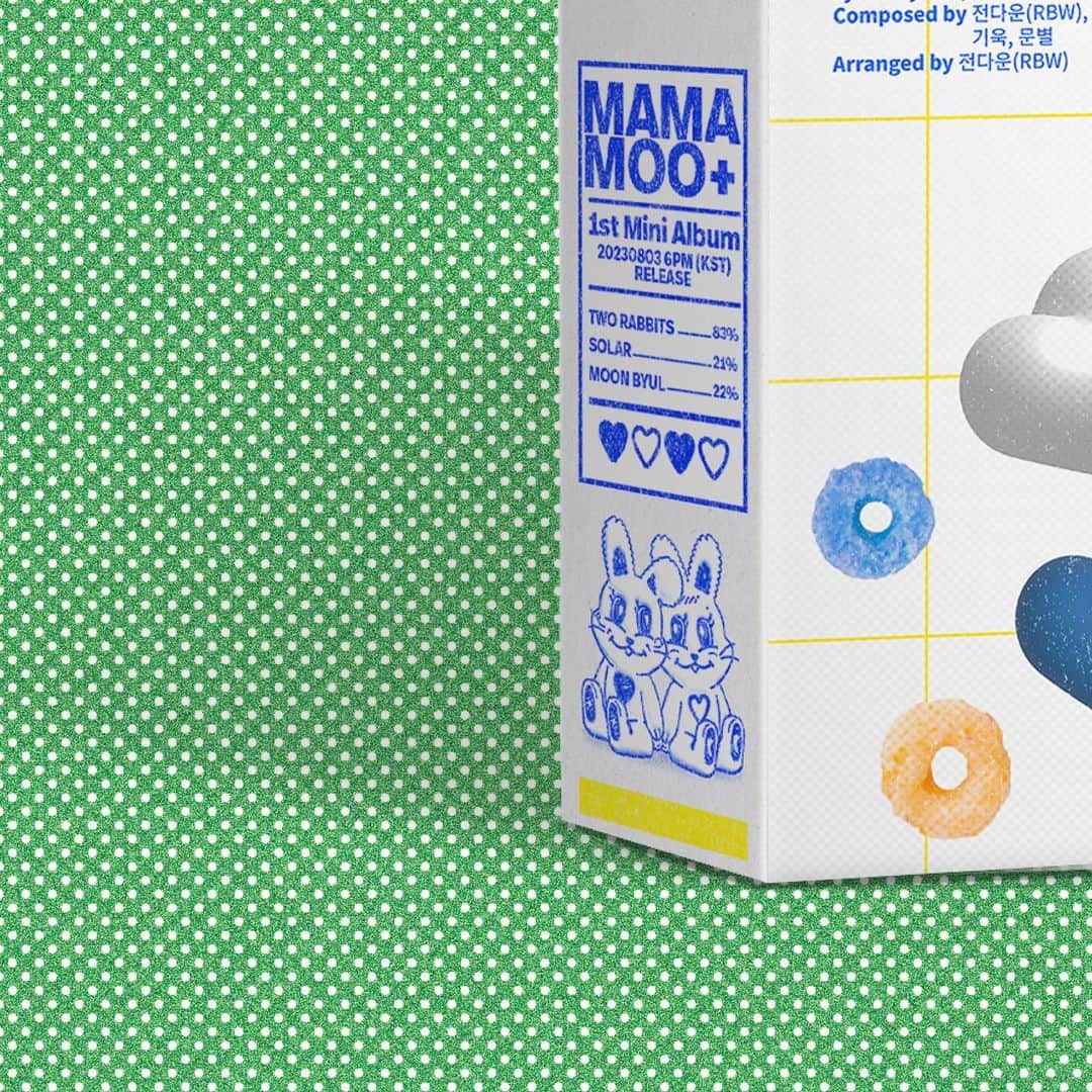 Mamamooさんのインスタグラム写真 - (MamamooInstagram)「. [#마마무+]   1st Mini Album  [TWO RABBITS]   🐰 TRACK LIST 🐰  Album Release✔  2023.08.03 6PM (KST)   #마마무플러스 #MAMAMOOplus #솔라 #Solar #문별 #MoonByul #TWO_RABBITS #댕댕 #dangdang」7月22日 0時00分 - mamamoo_official