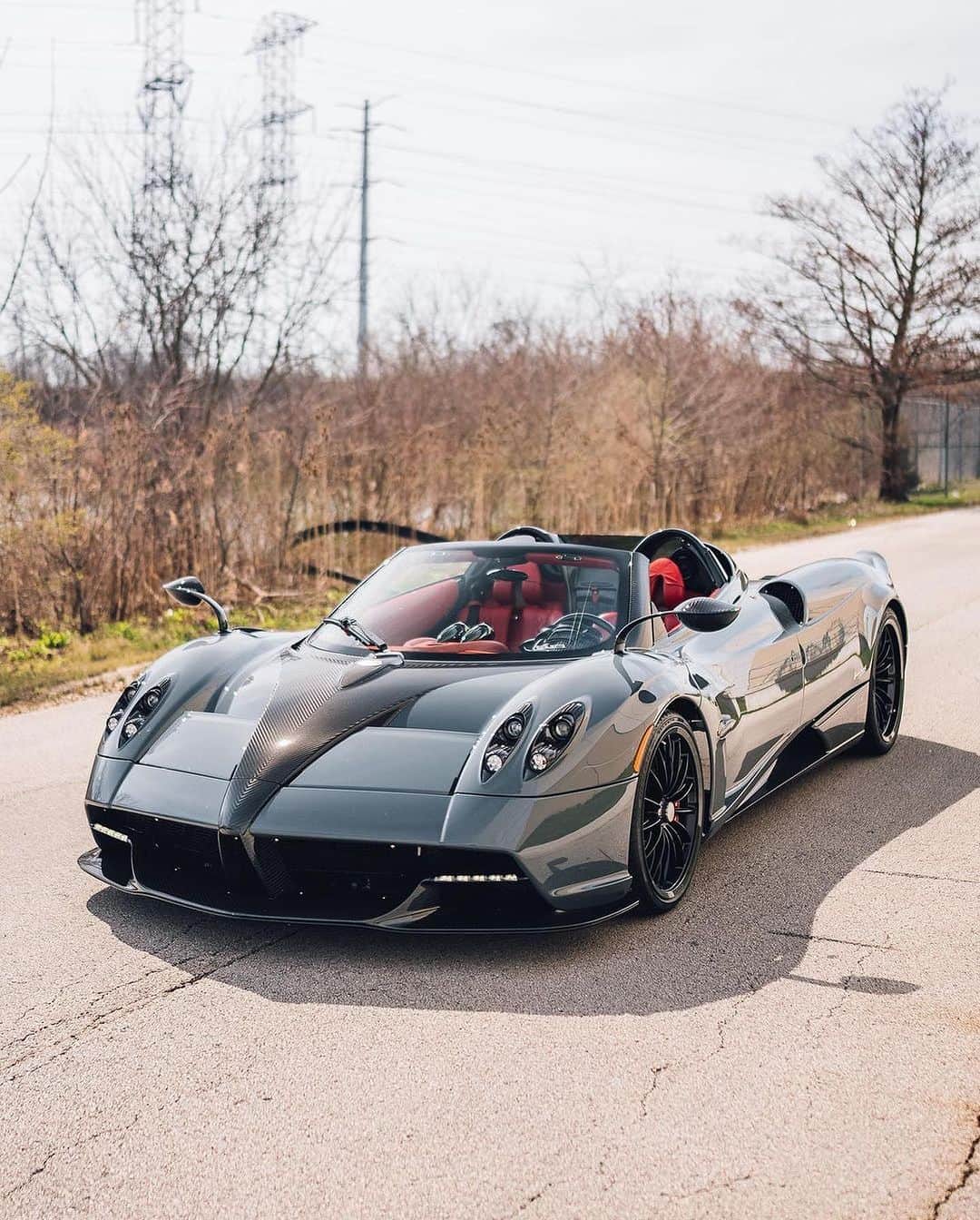 CarsWithoutLimitsのインスタグラム：「Grigio Telesto Huayra Roadster  🚗/ 📸 @the.hamilton.collection   #carswithoutlimits #pagani #huayra #paganihuayra #huayraroadster #paganihuayraroadster」