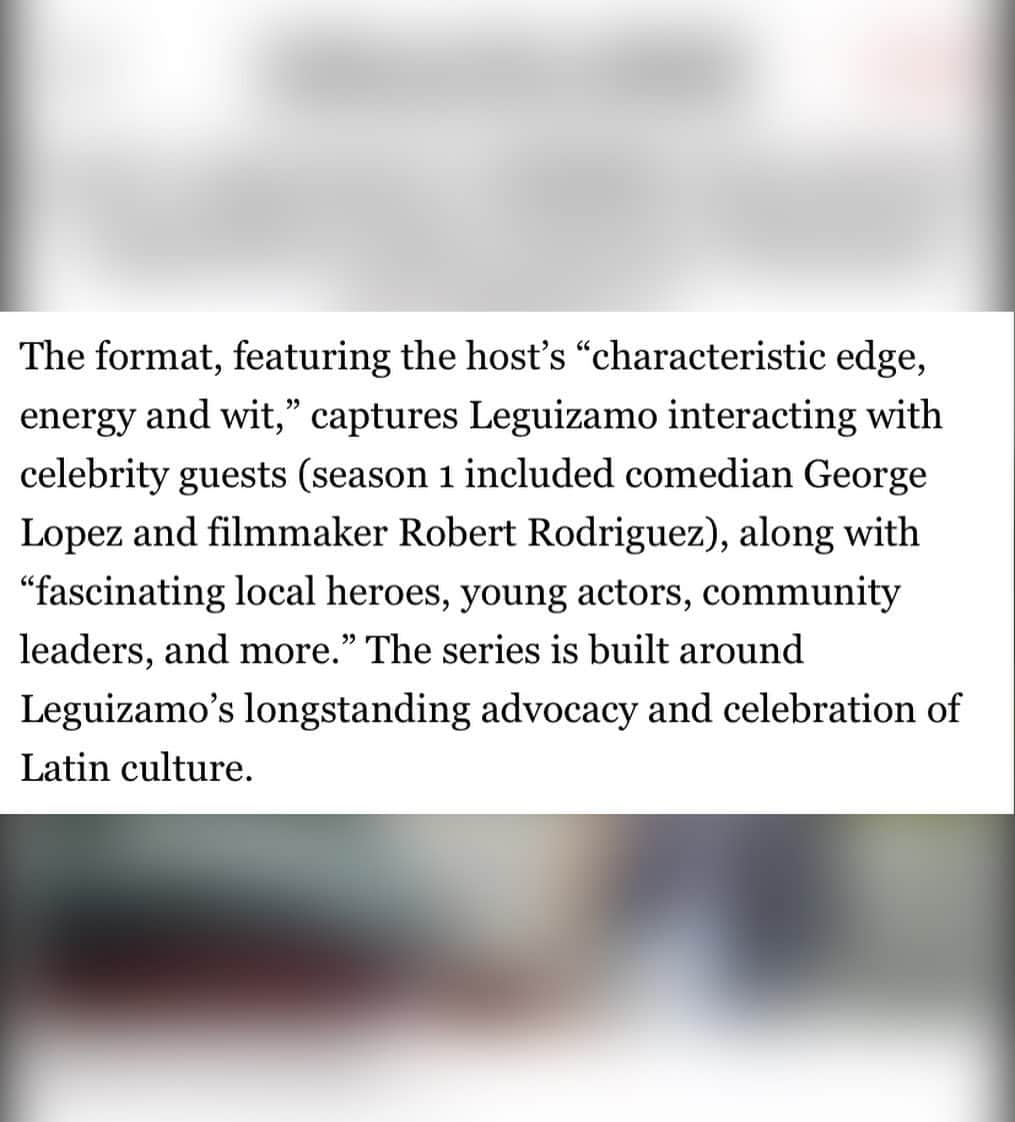 ジョン・レグイザモさんのインスタグラム写真 - (ジョン・レグイザモInstagram)「Can’t wait for season 2! Gonna show off even more of the beauty in Latin culture!!」6月28日 1時52分 - johnleguizamo