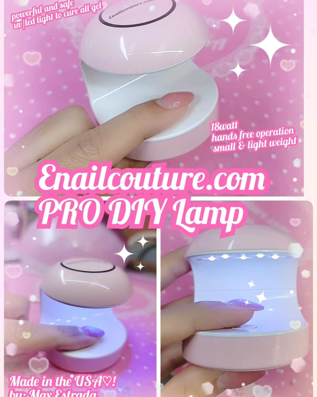 Max Estradaのインスタグラム：「Enailcouture.com new PRO diy lamp now on sale for only $9.99 Enailcouture.com new 123go bubble gum gel,  solid glue gel♡ vegan and Hypoallergenic.  Made in America 🇺🇸The moment so many have been waiting for is finally here! Enailcouture.com 123go maximum square is the longest flat boxy square pre made full coverage gel nail in the game. We also dropped xs sculpture square and magical ice hologram stickers☆Enailcouture.com 123go 5XL Coffin nails are the longest full coverage pre made gel nails in the world. They are EVERYTHING, made in America.Enailcouture.com new product drop ♡!~ 123go diy gel and our new charm nail stickers 😍Enailcouture.com made in American ♡!~Enailcouture.com 123go pre made gel nails are the game changer !~ perfect nails every time with no smells or dust!~ long lasting and easy removal , made in America! Enailcouture.com  #ネイル #nailpolish #nailswag #nailaddict #nailfashion #nailartheaven #nails2inspire #nailsofinstagram #instanails #naillife #nailporn #gelnails #gelpolish #stilettonails #nailaddict #nail #💅🏻 #nailtech#nailsonfleek #nailartwow #네일아트 #nails #nailart #notd #makeup #젤네일  #glamnails #nailcolor  #nailsalon #nailsdid #nailsoftheday Enailcouture.com」