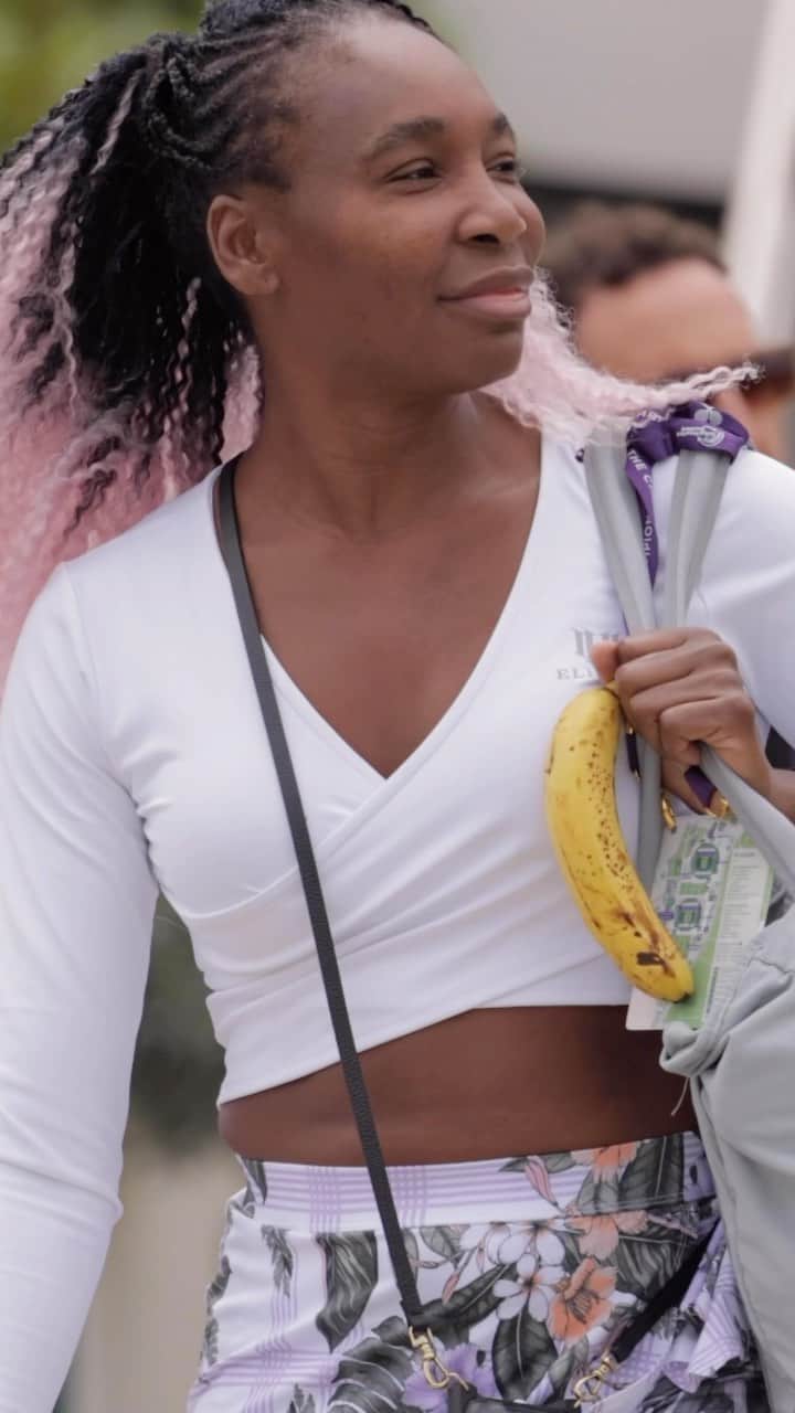 ビーナス・ウィリアムズのインスタグラム：「@venuswilliams getting ready for her 24th(!) Championships❗️」