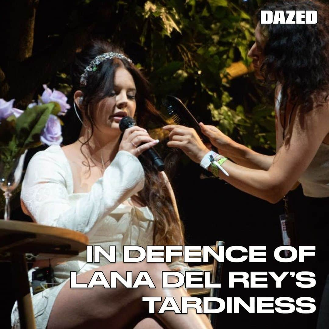 Dazed Magazineさんのインスタグラム写真 - (Dazed MagazineInstagram)「#LanaDelRey’s headline Glastonbury set was cut short because the singer arrived on stage half an hour late. Explaining her tardiness, she said simply that her “hair takes so long”.⁠ ⁠ Up until the moment it was cut, Lana’s performance was by all accounts a triumph – @guardian gave it five stars, despite its premature end. The problem is that #Glastonbury has a strict midnight curfew for its two main stages. Right before this point, Lana said, “I’m so fucking late they may cut my set. I’m sorry, my hair takes so long. If they cut the power, let’s keep going.”⁠ ⁠ Shortly after this, and without any warning, her microphone and the video screens were shut off. She tried to plead with crew members at the side of the stage to let her finish her set, as the audience began to boo, but the organisers wouldn’t budge.⁠ ⁠ Lana tried to address the crowd, despite her microphone being switched off, and launched into an acapella rendition of “Summertime Sadness”, before leading the crowd in a sing-a-long of “Video Games”.⁠ ⁠ The decision to cut her off seems somewhat pedantic and mean-spirited, then, but whether it’s an act of misogyny targeted at Lana specifically isn't convincing as plenty of men have had festival sets cut for the same reason.⁠ ⁠ It’s unrealistic to expect Lana Del Rey to adhere to something so prosaic as a schedule – she’s a poetess! ⁠ ⁠ Leave efficient time-keeping to the management consultants of the world. Being a little messy, a little ethereal, is part of her appeal: no true Lana fan would object to her being late on account of her doing her hair, when that’s literally her whole vibe… In any case, 30 minutes doesn’t seem egregiously tardy: some artists have kept fans waiting for several hours. ⁠ ⁠ Let’s cut her some slack, and keep in mind that her hair did, in fact, look very nice – does that count for nothing?⁠ ⁠ Read more through the link in our bio 🔗⁠ ⁠ 📷 Joseph Okpako/WireImage⁠ ✍️ @jamesduncangreig」6月28日 2時30分 - dazed