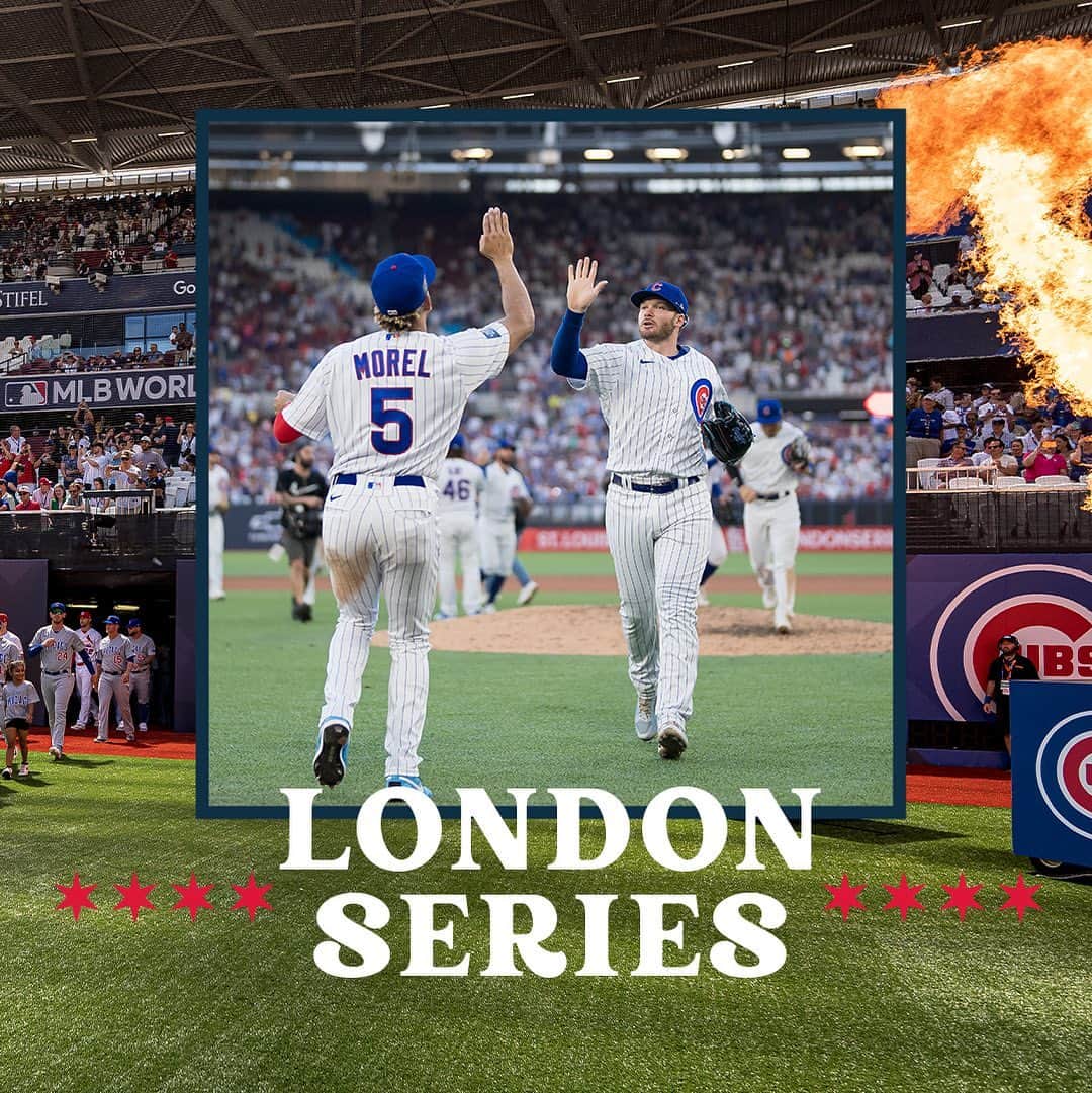 シカゴ・カブスのインスタグラム：「#LondonSeries photo dump 🇬🇧⚾️」
