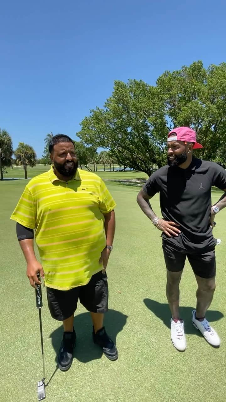 オデル・ベックハン・ジュニアのインスタグラム：「LET’S GO GOLFING!! ⛳️🏌️‍♂️ @obj  Great golf ⛳️ wit my brother @obj  getting ready for July 20 @wethebestfoundation Golf Classic.」