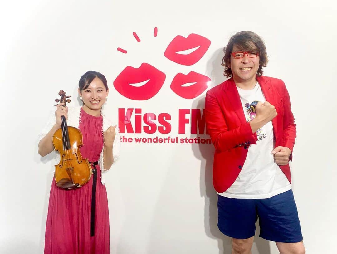 益子侑さんのインスタグラム写真 - (益子侑Instagram)「Kiss FM KOBE『シャカリキ』 楽しかったぁ💋 ありがとうございました☺️  #kissfm #kissfmkobe #kobe #クマガイタツロウ #益子侑」6月28日 6時36分 - yu.mashiko