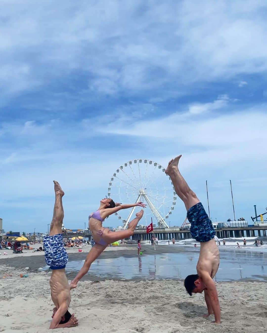 Lily Saito (齊藤莉理)さんのインスタグラム写真 - (Lily Saito (齊藤莉理)Instagram)「Saito Family is back in Atlantic City!! 🙏🏻 Blessed to have the sun come out for us today, as it was supposed to rain all day!! ☀️」6月28日 6時48分 - lilysaito_