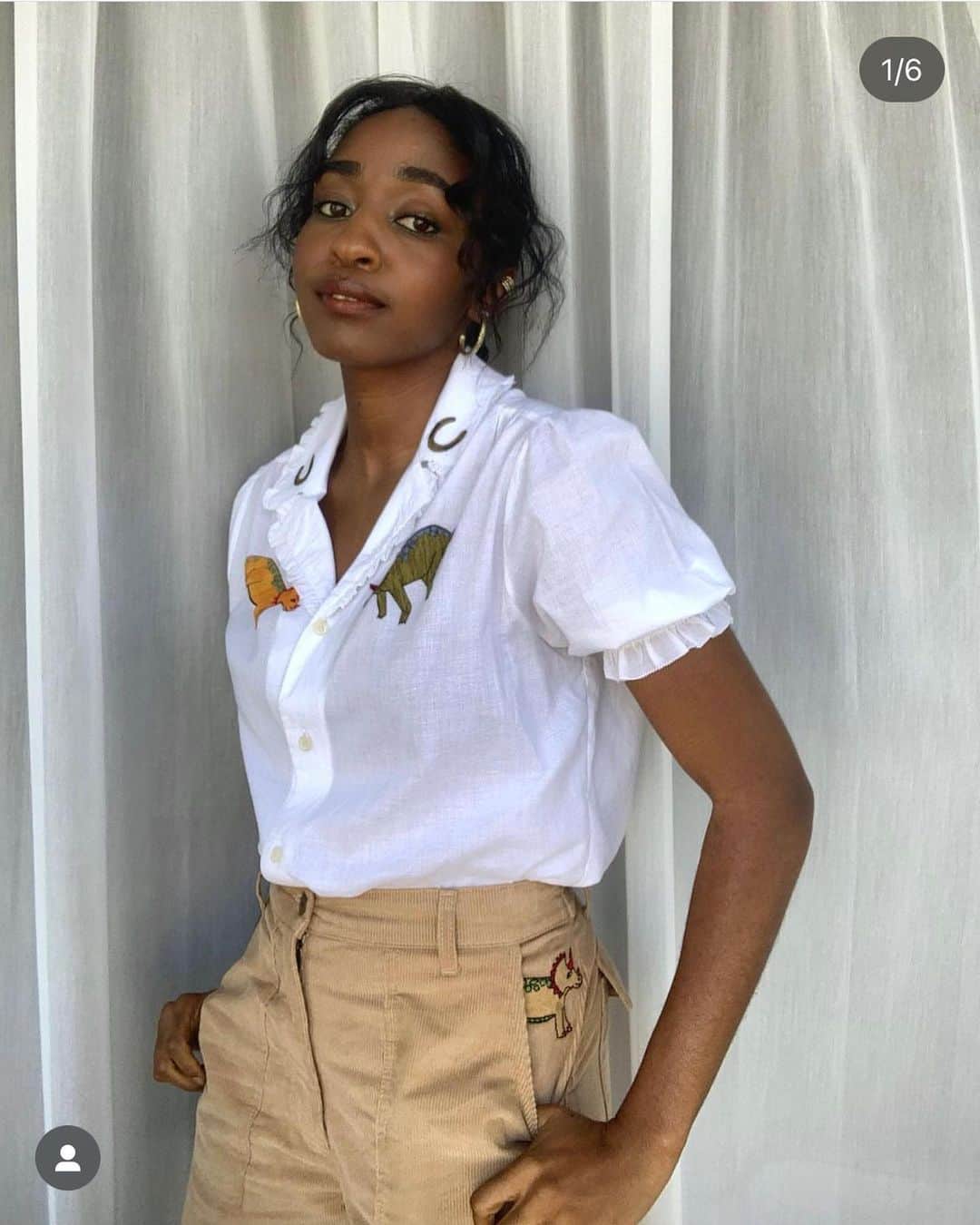 キルスティン・ダンストのインスタグラム：「So excited that @ayoedebiri wore our @observedbyus x @coach collection! Coming soon to all of you!!!!!!」