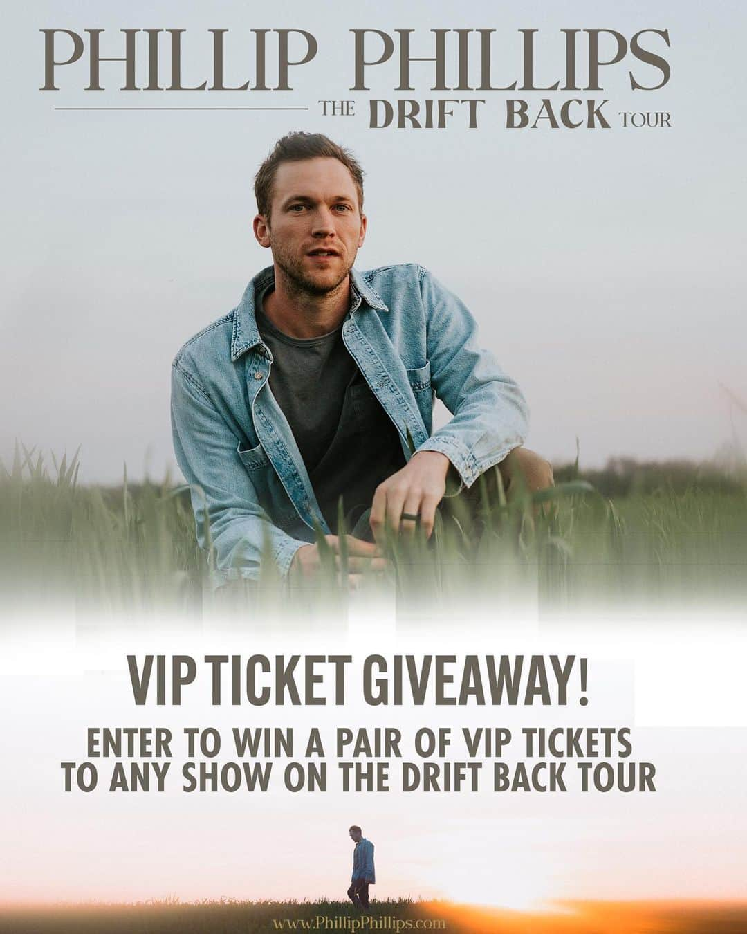 フィリップ・フィリップスさんのインスタグラム写真 - (フィリップ・フィリップスInstagram)「GIVEAWAY!! Who else can’t wait for the Drift Back Tour to start?! ✋ I’m giving away (4) VIP tickets to any show on the Drift Back Tour - all you have to do is comment + tag 3 friends you’d bring along & share to your story for a chance to win!   Winners will be chosen July 11th! Good luck 🌟」6月28日 8時00分 - phillphill