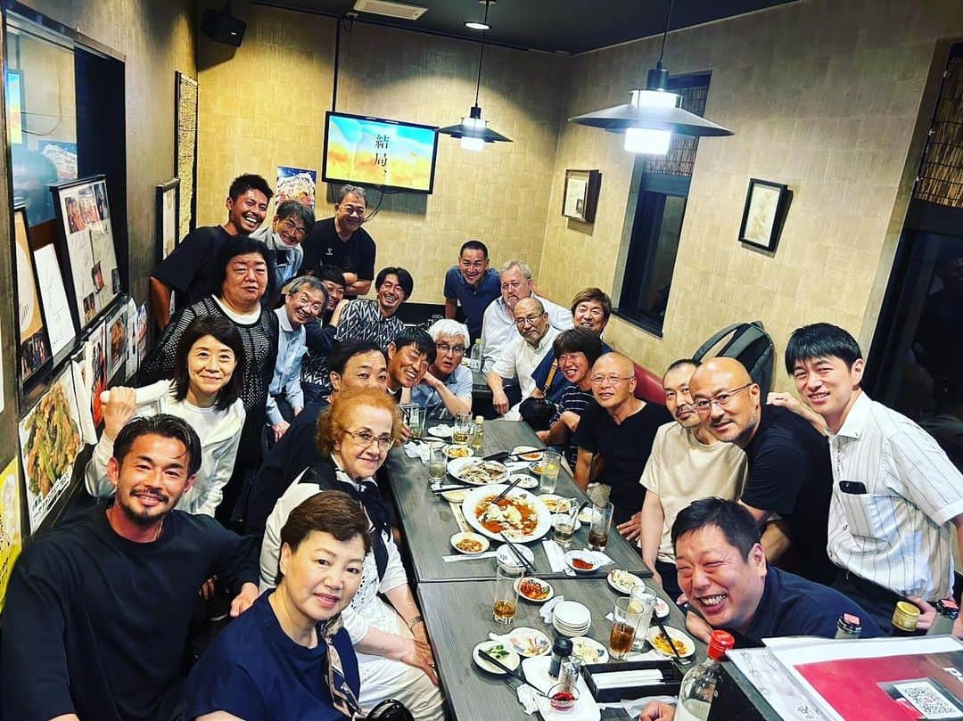 楽山孝志のインスタグラム：「素晴らしい時間 皆さんありがとうございました！ #日本  #japan  #jefunited  #osim family #ジェフ千葉」