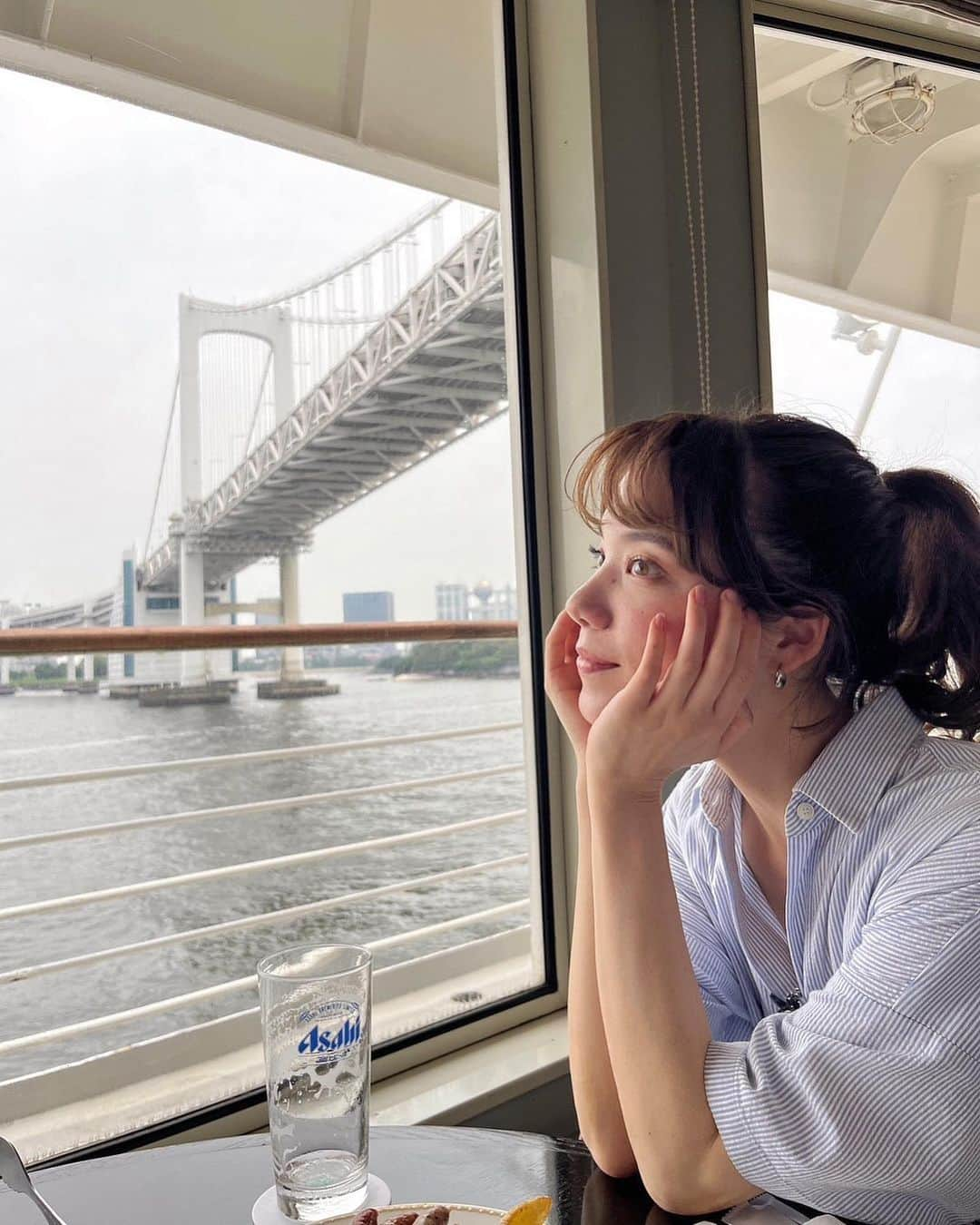 ボートメア・ジュリ・雪花のインスタグラム：「🌬️🚢🍻🤭」