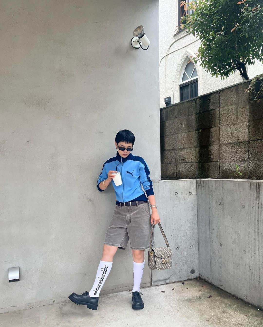畠山千明さんのインスタグラム写真 - (畠山千明Instagram)「毎日のゆる〜い洋服達✊🏻✊🏻 コーディネート載せてほすゥ〜とよく言われるのですが、毎日主婦生活なので人が帰ってくる時間にはもう日が落ちてるとです。 なので人といる時は忘れないかぎり撮ってもらうんだけど、撮ったこと忘れて時差がでてしまう今日この頃。」6月28日 18時17分 - hatakeyama_chiaki