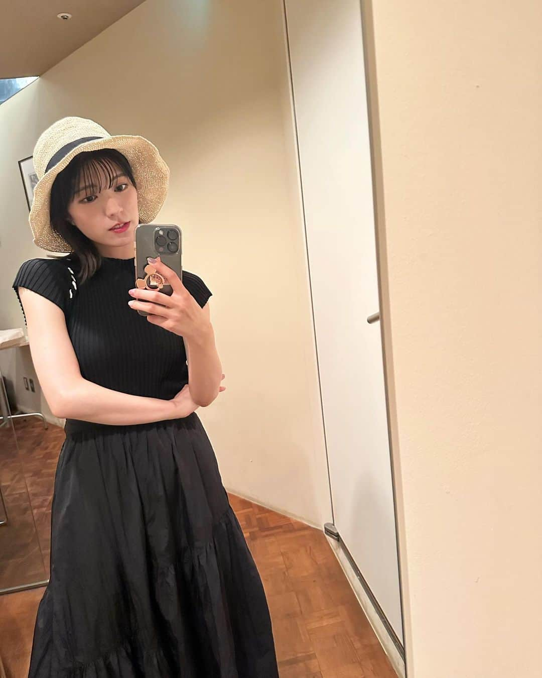 三田美吹のインスタグラム：「.  なつだぁ👒」