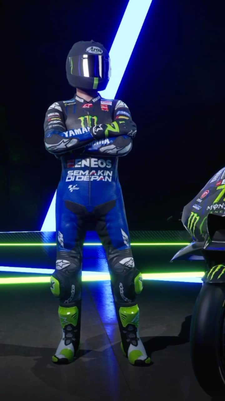 のインスタグラム：「The 2023 @motogpesport Pro Draft has started! 🎮  Challenge 1: 28 June - 2 July  TT Circuit Assen   Full gasssss! ✊  #MonsterYamaha | #MotoGPeSport | #73Trast | #Trastevere73」