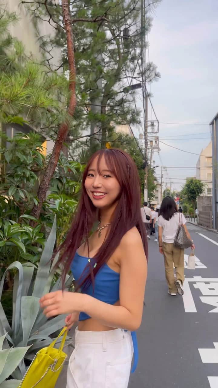 川谷花音のインスタグラム：「あつくない？🥵🥵🥵🥵🥵  #japan #japanese #japanesegirl #tokyo #大学生 #女子大生 #大学生コーデ #女子大生の日常 #今日のコーデ」