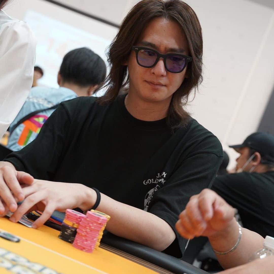 ダイキのインスタグラム：「JAPANGOLDDRAGON #poker #RICGAMES」