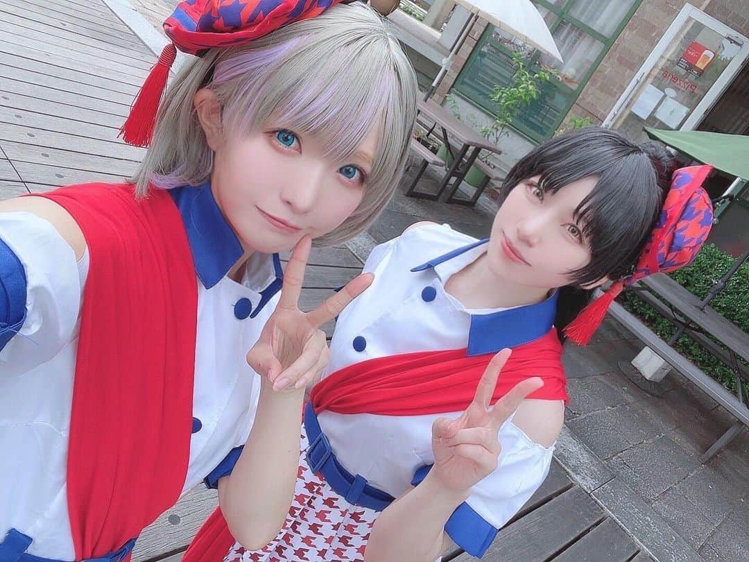 茉夏さんのインスタグラム写真 - (茉夏Instagram)「レンレンと🩵💙」6月28日 11時29分 - manatsukin