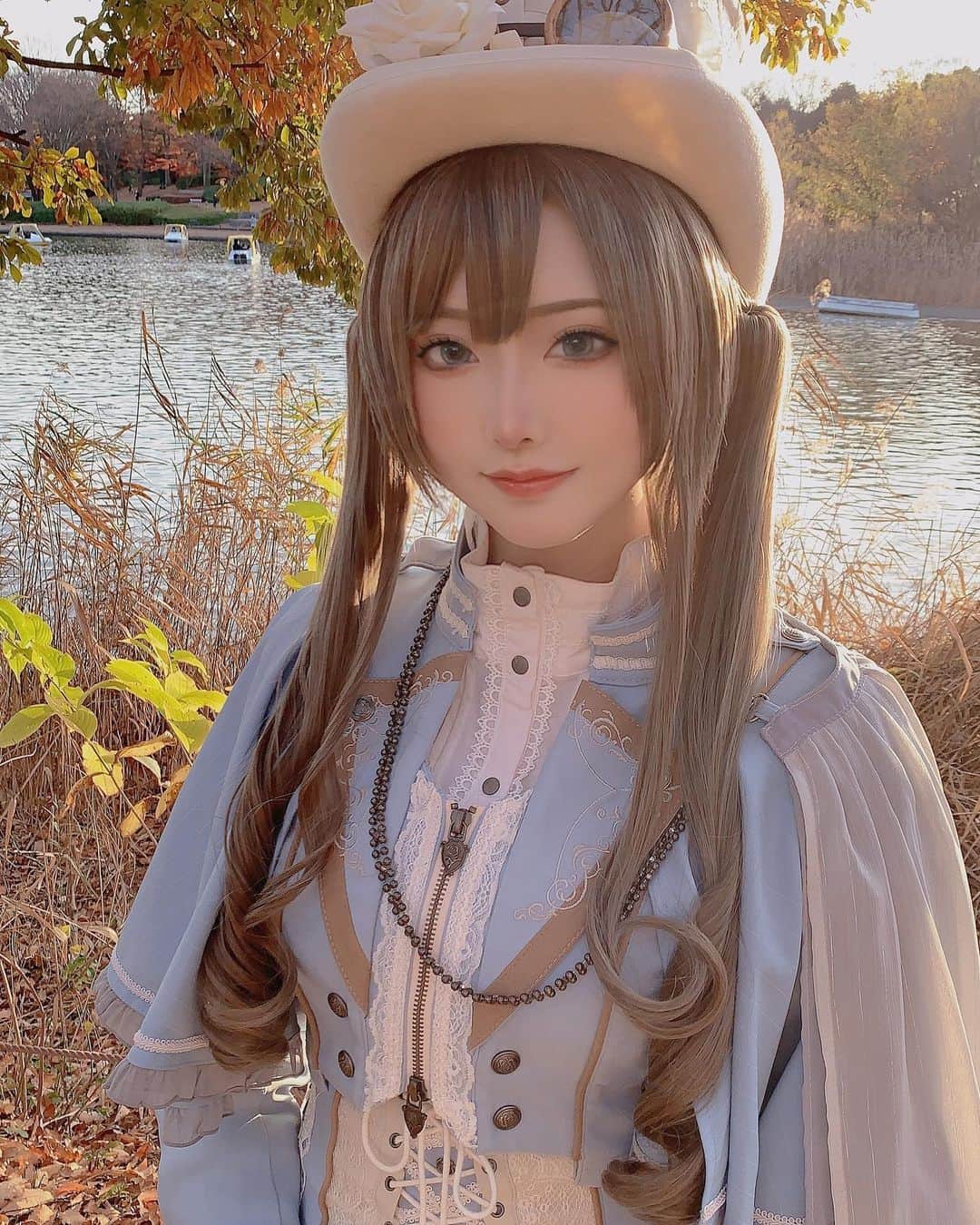 すみれおじさんのインスタグラム：「この間、久しぶりに昭和記念公園に行ってきたよ🧳  #me #photo #japan #japanese #japanesegirl #kawaii #girl #selfie #portrait #女孩 #可愛 #角色扮演 #照片」
