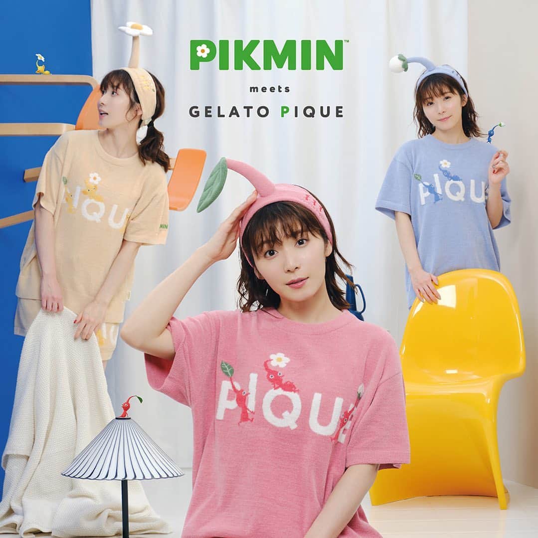 のインスタグラム：「ルームウェアブランド「gelato pique（ジェラート ピケ）」より、「PIKMIN meets GELATO PIQUE」が7月14日（金）に発売。  #ジェラートピケ #gelatopique #PIKMIN #ピクミン #ルームウェア #roomwear #Nintendo #任天堂」