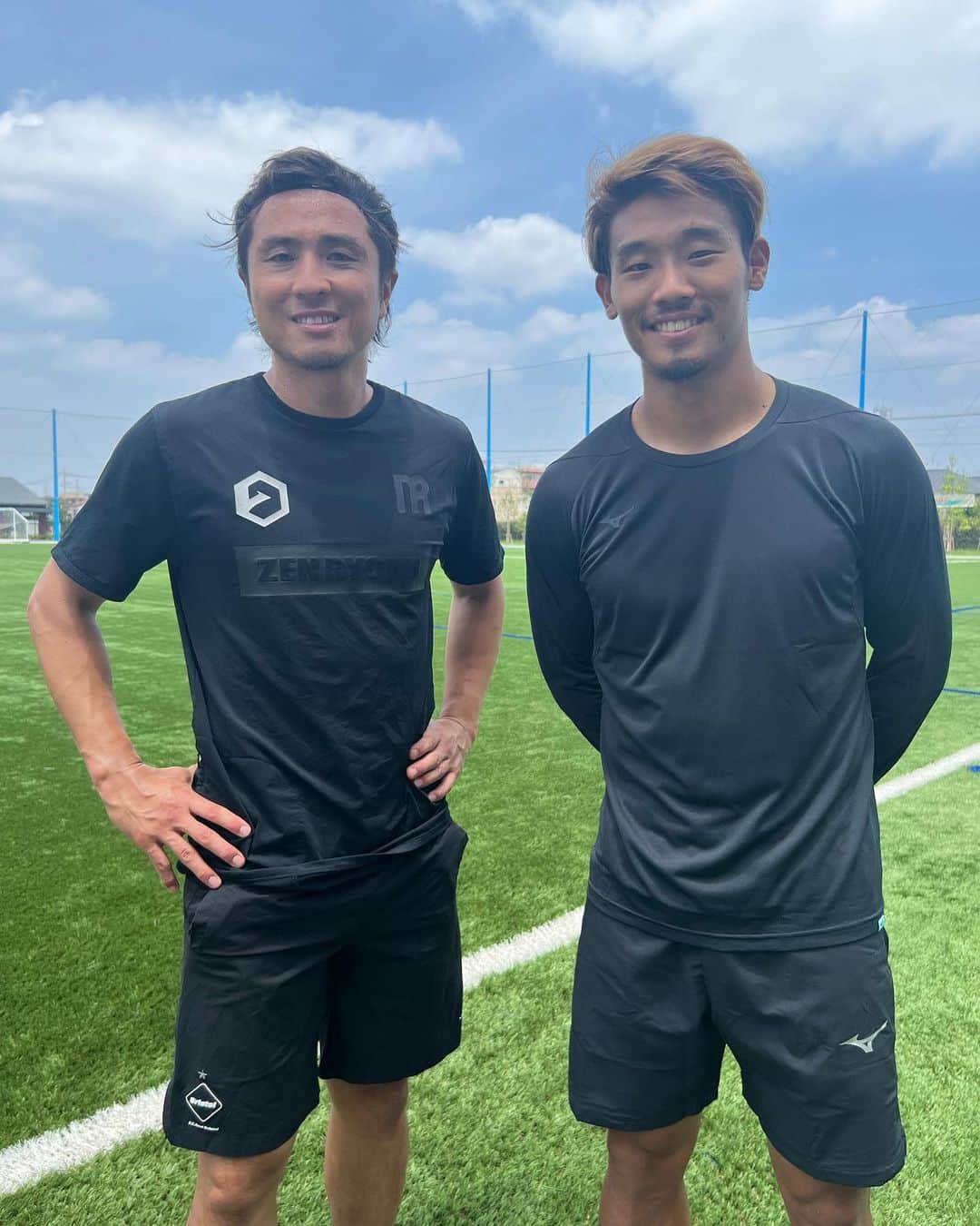 のインスタグラム：「守田選手‼️  アーリーヒットを受けたときの強さ半端なかった✨ 技術は嘘をつかない⚽️ 現役時代知りたかった情報ばかりでした‼️  楽しかった〜😊  #守田英正  #日本代表 #ずる賢さという技術」
