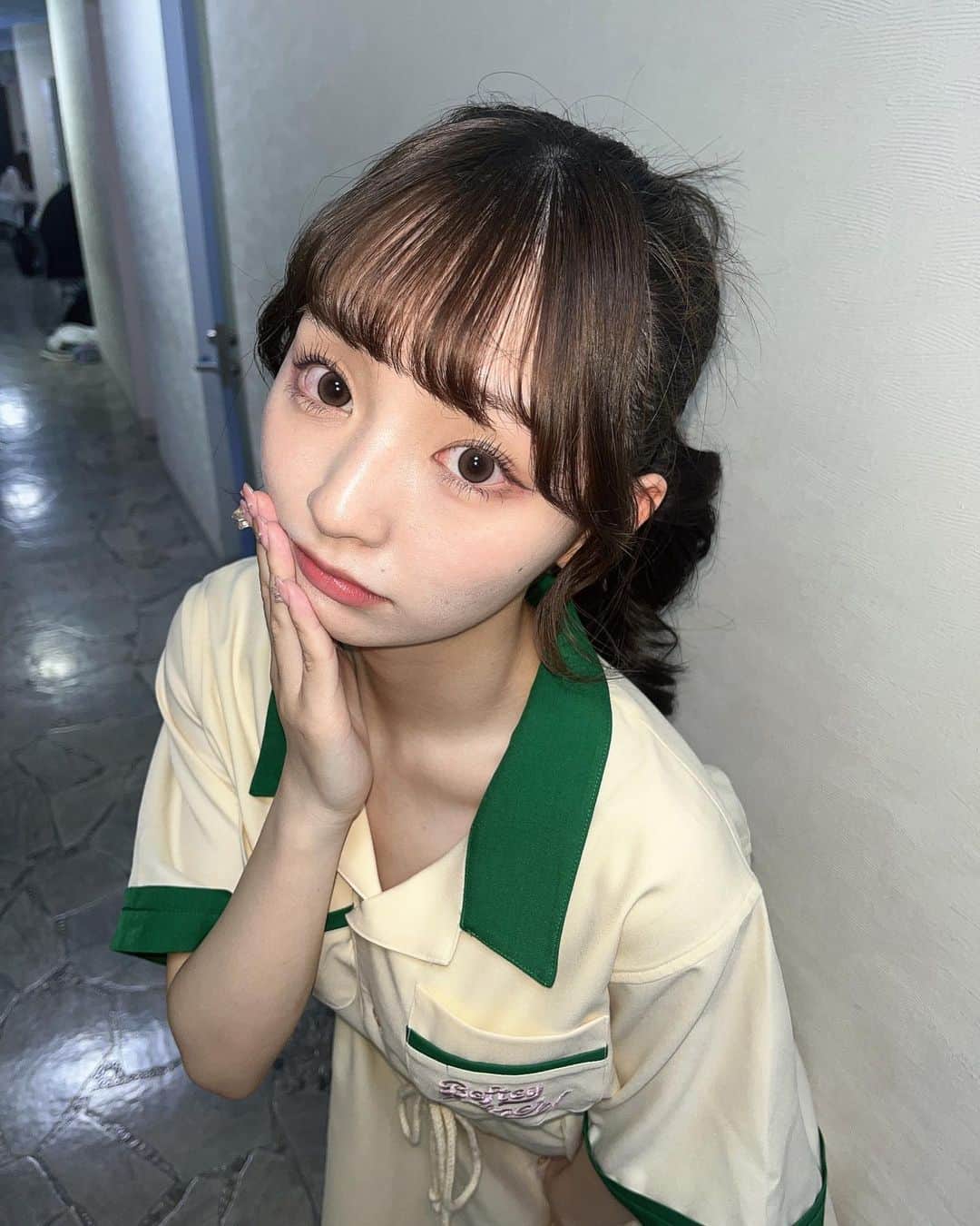 尾野寺みさのインスタグラム：「この服が可愛すぎて夏待ちきれなかった☺︎」
