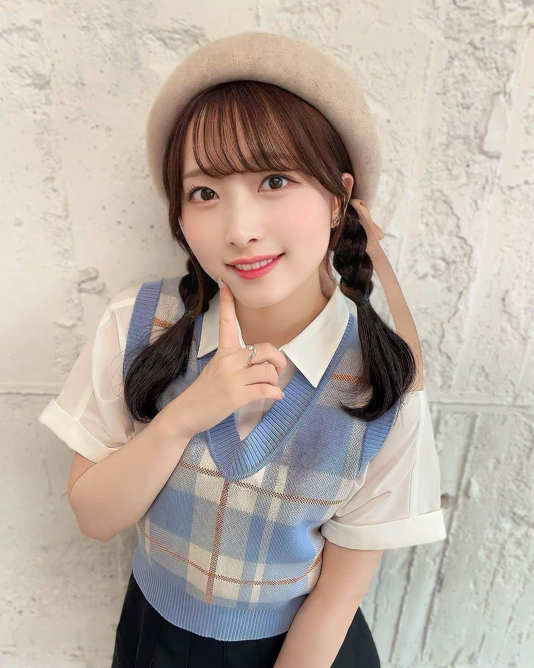 清原梨央さんのインスタグラム写真 - (清原梨央Instagram)「ベレー帽👒 今週末は福岡よろしくね🤍」6月28日 19時40分 - ___rioky001114