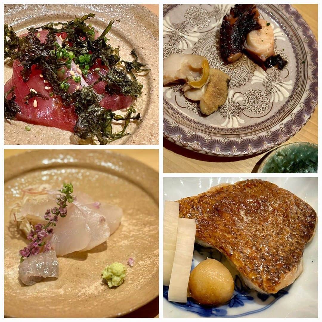 吉田美紀さんのインスタグラム写真 - (吉田美紀Instagram)「・ ・ 久しぶりの大地さんでした🍣  大好きなお店で大好きなお寿司。 そこに好きな人と楽しい会話が加われば 『最高』以上の言葉はないです♡♡  #sushi #鮨 #お寿司 #鮨大地」6月28日 14時26分 - miki__yoshida
