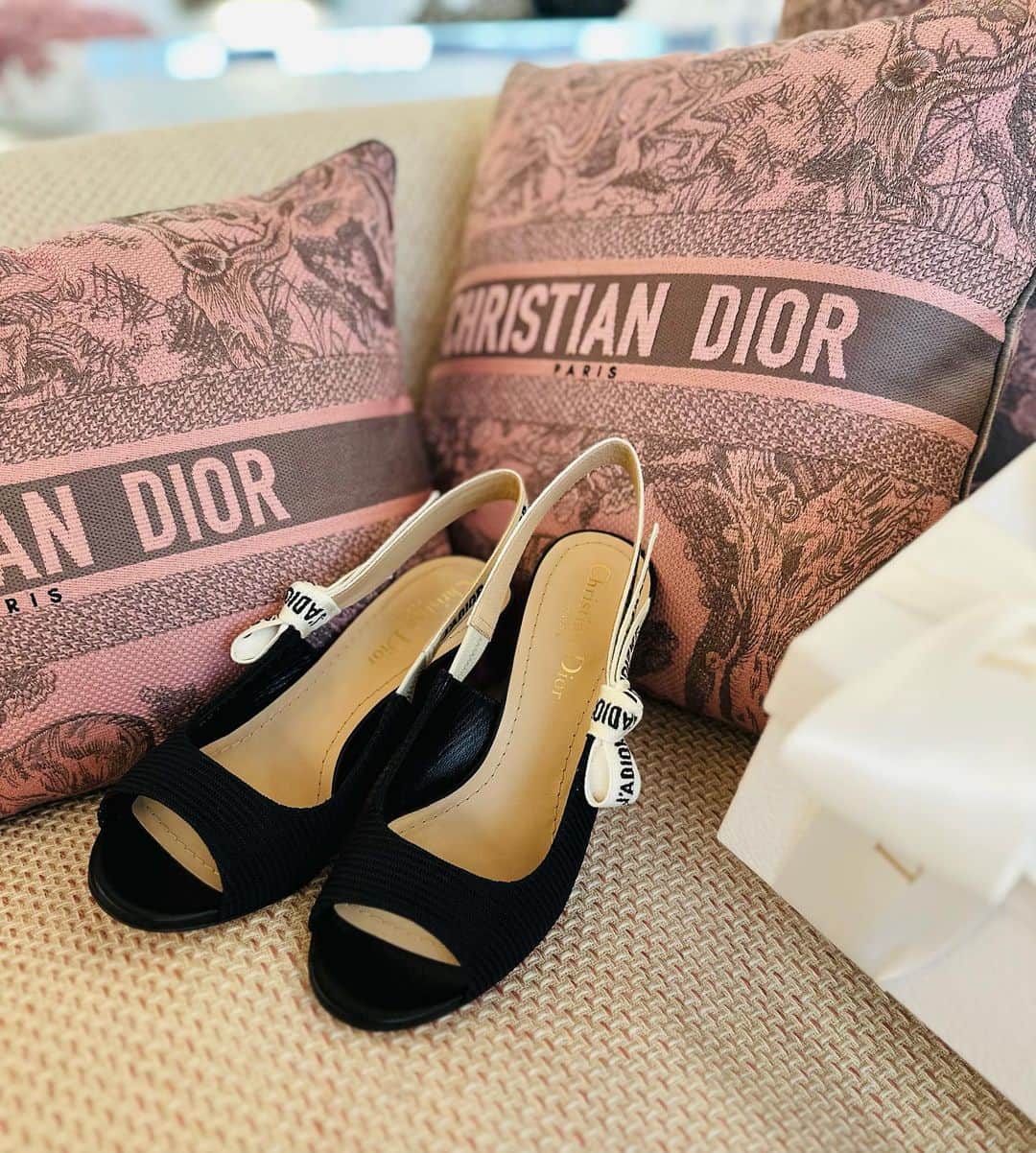 松尾友加里のインスタグラム：「@dior  @stellamccartney  @miumiu   夏パンプス💕種類違い🤗 サンダル👡色違い😉  可愛いヘアピンと香水💕  _ _ _ _ _ ❤︎_ _ _ _ _ #dior  #stellamccartney  #miumiu #パンプス  #サンダル  #ヘアピン  #夏のコーデ  #可愛い女の子  #お洒落なものが好き」