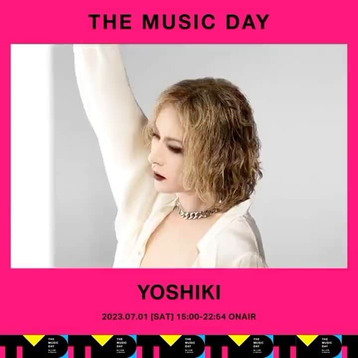 YOSHIKIのインスタグラム：「I am in Japan right now. I’ll be performing at THE MUSIC DAY 2023 on Sat, July 1st. (LIVE TV SHOW) “Requiem” shown live for the first time, and “Crazy Love” with [XY],  who will debut worldwide on June 30th. Watch us perform! 😀  今、急遽、日本に来ている。 7月1日(土) THE MUSIC DAY 2023 に出演します。 「Requiem」を生放送で初披露します そして6/30に全世界デビューをする【XY】と「Crazy Love」で共演します。 みんな見てね。  YOSHIKI  #yoshiki #xjapan #thelastrockstars #requiem #xy #crazyLove #THEMUSICDAY #yoshikirequiem  @musicday_official @xy___official」