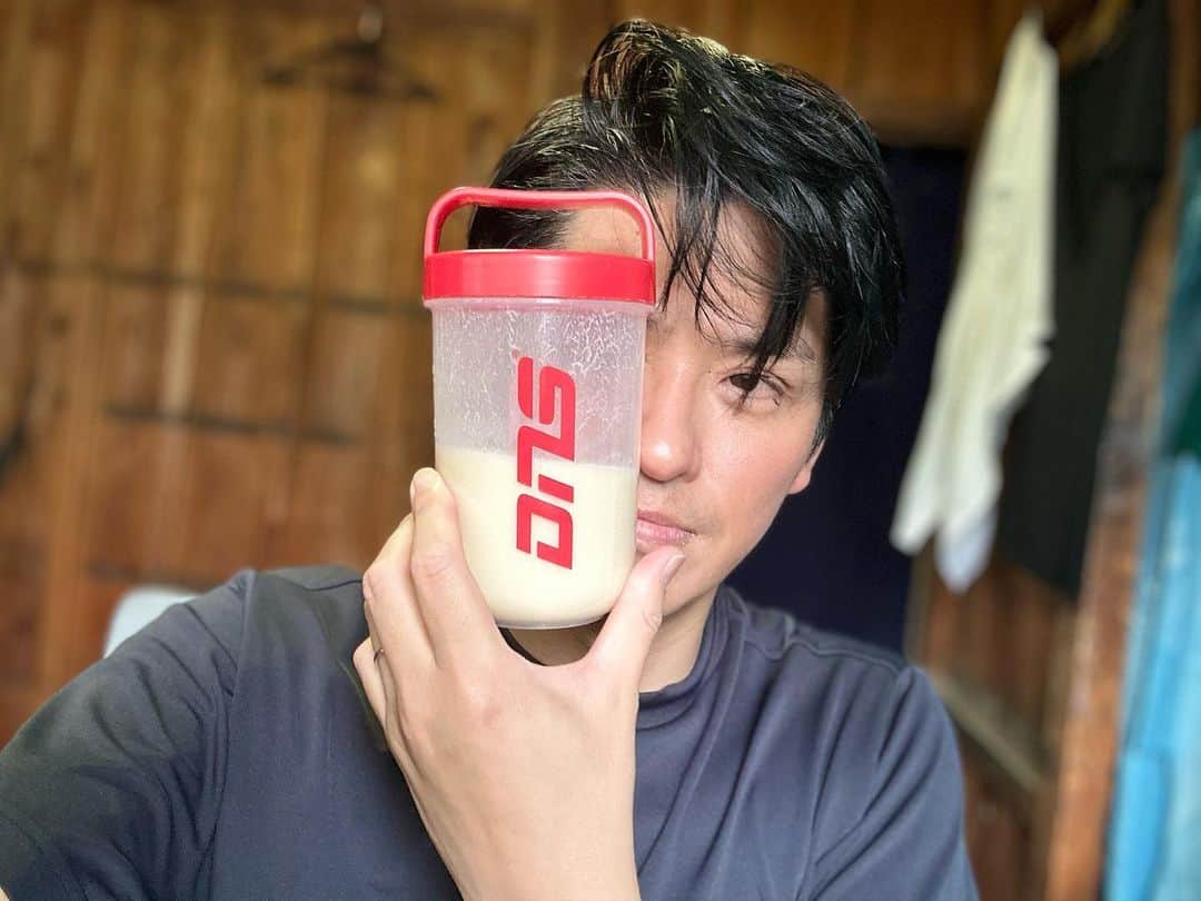 のインスタグラム：「・ 公演終わりのプロテイン🥤」