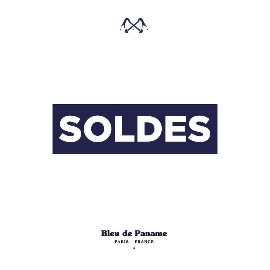 ブルー ドゥ パナムのインスタグラム：「SOLDES ! SOLDES ! SOLDES !   Profitez en boutique d’une large sélection BDP allant jusqu’à -50% de réduction !   #soldes #bleudepaname」