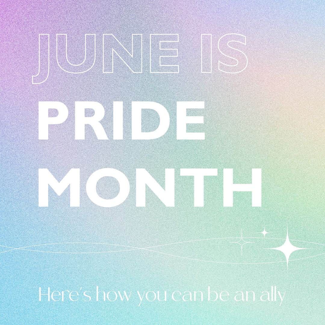 Olivia Burtonのインスタグラム：「Happy #Pride 🌈  Here's how you can be an ally and support the LGBTQIA+ community all year round. ➡️ #PrideMonth2023」