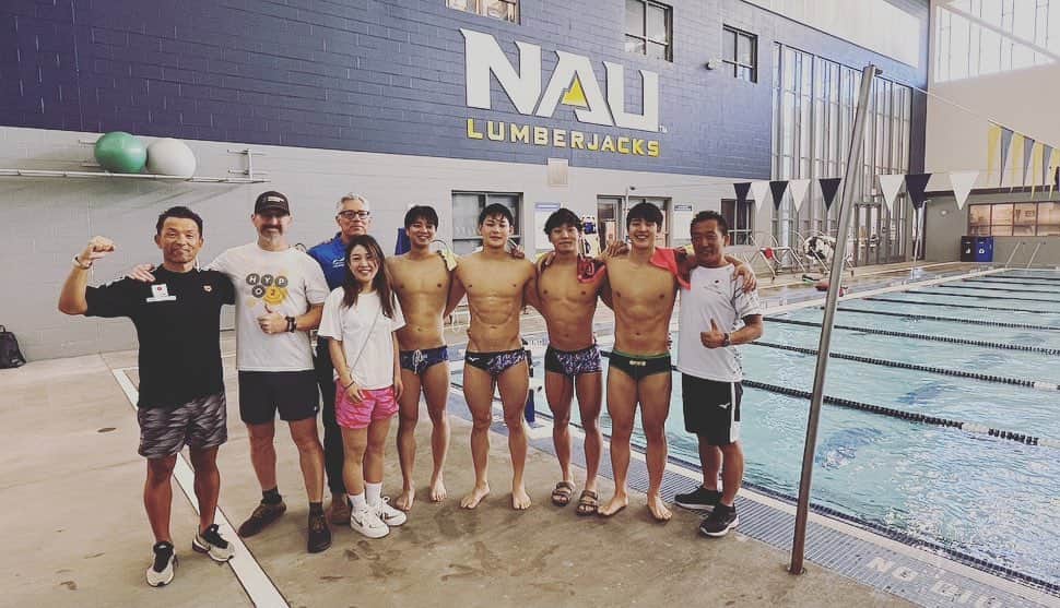 瀬戸大也のインスタグラム：「アメリカ合宿でのトレーニングが全て終了☑️ 順調です👌  #世界水泳福岡2023  @charisandco @spicare.jp @waxtriplex.jp #名岐ホールディングス @insta_nyanko @surluster_sports @dclinic_group @telic_japan @imphy_jute @tobiuo_japan」