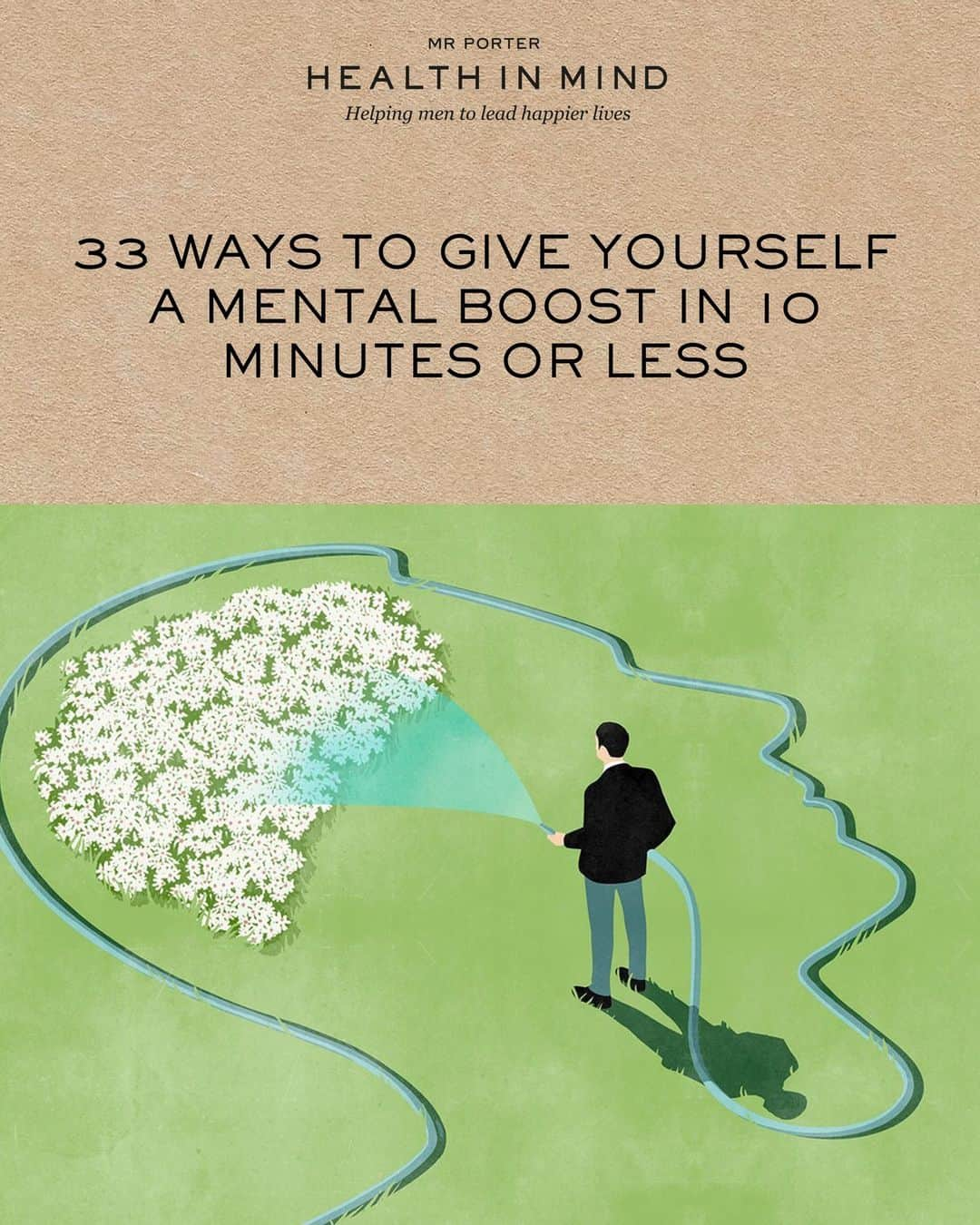 MR PORTERさんのインスタグラム写真 - (MR PORTERInstagram)「The path to better mental health can be long, nuanced and often best walked with professional help. There is no panacea or quick fix in our collective search for happiness, but there are small actions we can take in the short term to boost our mood and help ourselves along the way. Head to the bio to learn 33 quick tips informed by mental health experts that are easy to execute and proven to give us a lift.  #MRPORTERHealthInMind  Words by: @tommerlinford Illustration by: @stefaniainfante」6月29日 4時01分 - mrporter