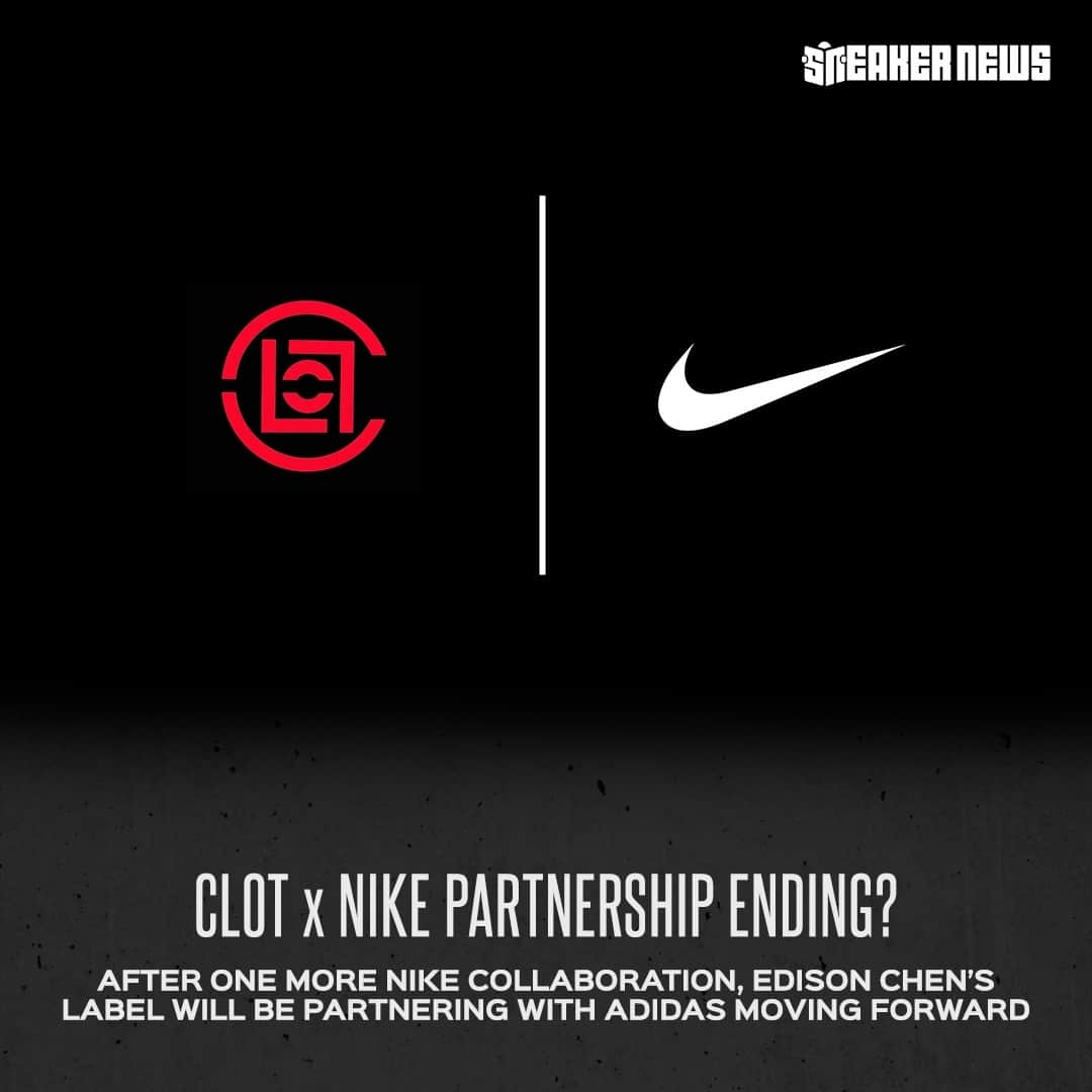 Sneaker Newsさんのインスタグラム写真 - (Sneaker NewsInstagram)「According to @horhead_sales, CLOT has one more Nike release remaining on contract before moving forward with adidas as a collaborative partner. Tap the link in our bio for more details.」6月29日 4時31分 - sneakernews