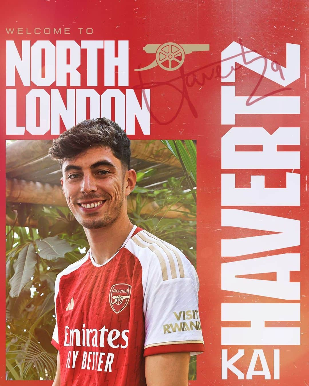 アーセナルFCさんのインスタグラム写真 - (アーセナルFCInstagram)「Welcome to The Arsenal, Kai Havertz 🤩  The 24-year-old Germany international has joined us from Chelsea on a long-term contract.  Kai has been a key player at both club and international level in recent seasons and already has 35 appearances for the German national team to his name, scoring 13 times and representing his country in two major tournaments.  Havertz is a graduate of Bayer Leverkusen’s academy, where he signed his first professional contract in 2016. During his four years at Bayer Leverkusen, Havertz made 150 appearances, scoring 46 goals and assisting 31 times.  In October 2016, Kai became Leverkusen’s youngest ever debutant in the Bundesliga at 17 years and 126 days, and also went on to become their youngest ever scorer in the league, scoring a late equaliser in a 3-3 draw against VfL Wolfsburg in April 2017.  In summer 2020, Havertz moved to the Premier League, by signing for Chelsea. During his three seasons in west London he made 139 appearances, scoring 32 goals and assisting 15 times in all competitions. Kai notably scored the only goal of the match in Chelsea’s victory over Manchester City in the 2021 UEFA Champions League Final.  Sporting Director Edu said: “We’re excited to bring Kai to the club and great work by everyone to get this deal complete. Kai is an exciting addition to our squad, who will bring great attacking quality and versatility.   “As an experienced 24-year-old, his signing represents another important step in strengthening our young core of talented players we have at Arsenal. We look forward to working with Kai.”  Manager Mikel Arteta added: “Kai is a player of top quality. He has great versatility and is an intelligent player. He will bring a huge amount of extra strength to our midfield and variety to our play.  “We welcome Kai and his family to Arsenal and we are all excited to start working with him when we start pre-season training soon.”  Kai will join up with his new team mates for pre-season training in early July and will wear the number 29 shirt.  Everyone at Arsenal welcomes Kai to the club ❤️  The transfer is subject to the completion of regulatory processes.」6月29日 4時30分 - arsenal