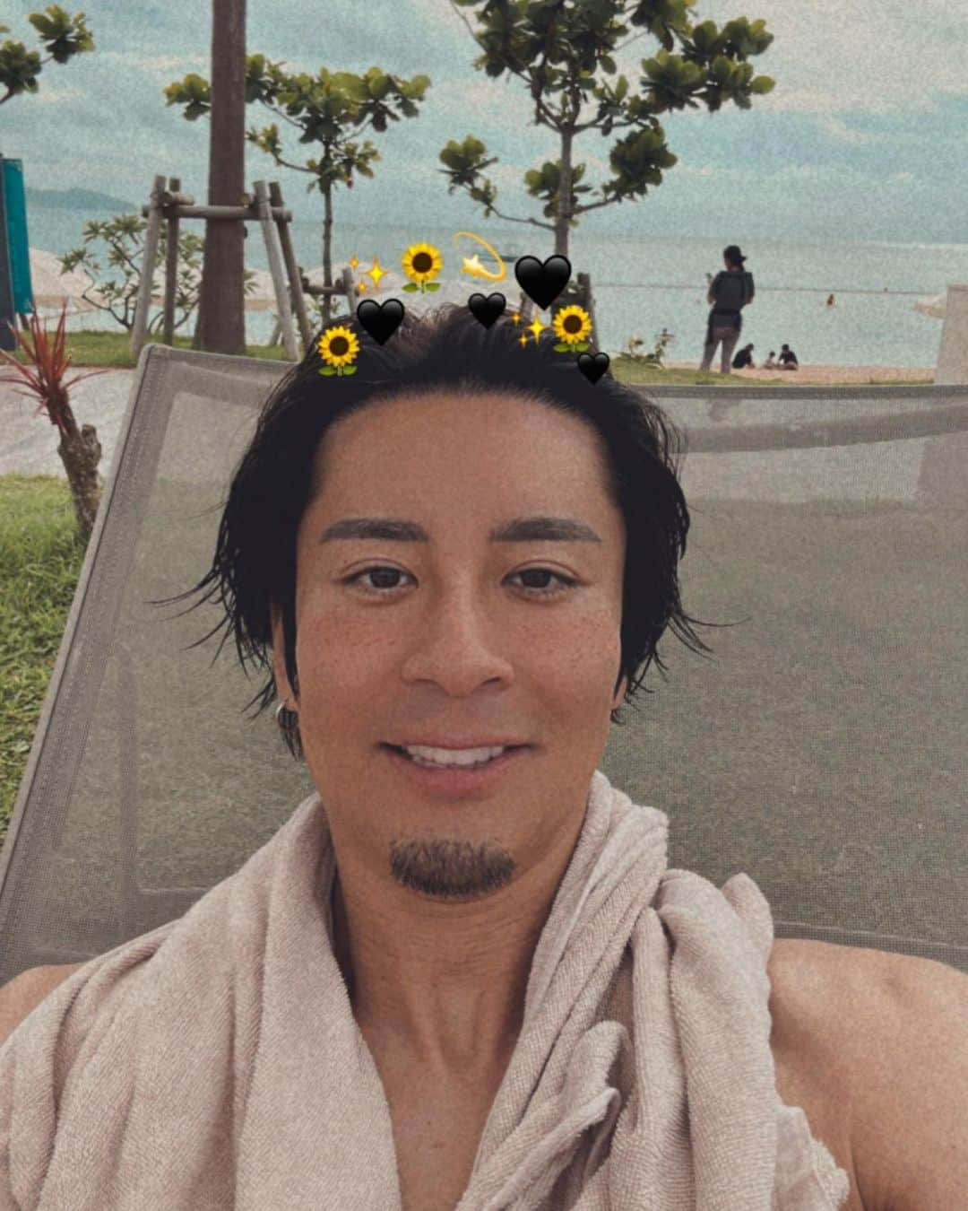 鈴木大輝 【taiki suzuki】のインスタグラム：「さいくぅー 鈴木、焼けました🧏🏾‍♂️🏝️🫰🏾」