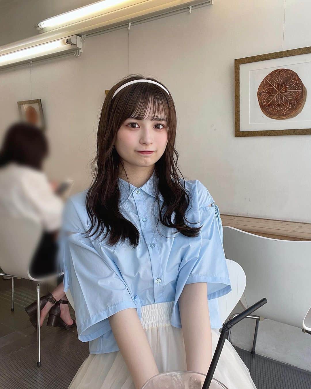 のインスタグラム：「なついろ👒🎐  てんさん(@tenhouo )にカラーとカットしていただきました👶🏻 ありがとうございます🥺」
