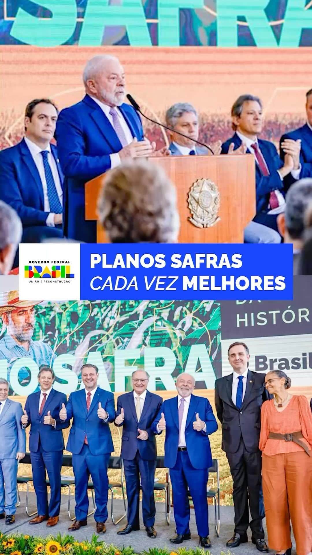 ジルマ・ルセフのインスタグラム：「O Brasil só vai dar certo quando todo mundo ganhar. E é pra isso que este governo está trabalhando, para melhorar a vida de todas as pessoas.   🎥 Audiovisual/PR」