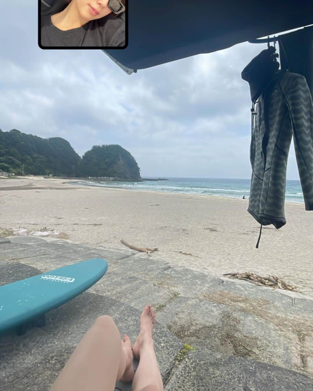 傳彩夏さんのインスタグラム写真 - (傳彩夏Instagram)「Newボードでサーフィンして少し前に虜になった五鉄食べた😮‍💨❤️」6月28日 21時36分 - denayaka