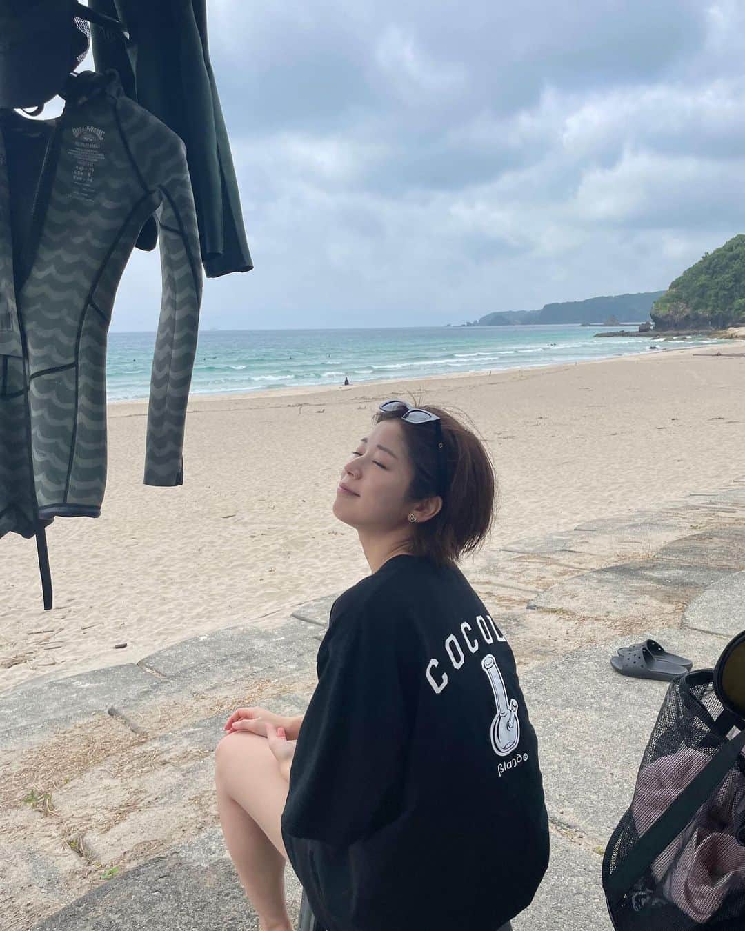 傳彩夏のインスタグラム：「Newボードでサーフィンして少し前に虜になった五鉄食べた😮‍💨❤️」