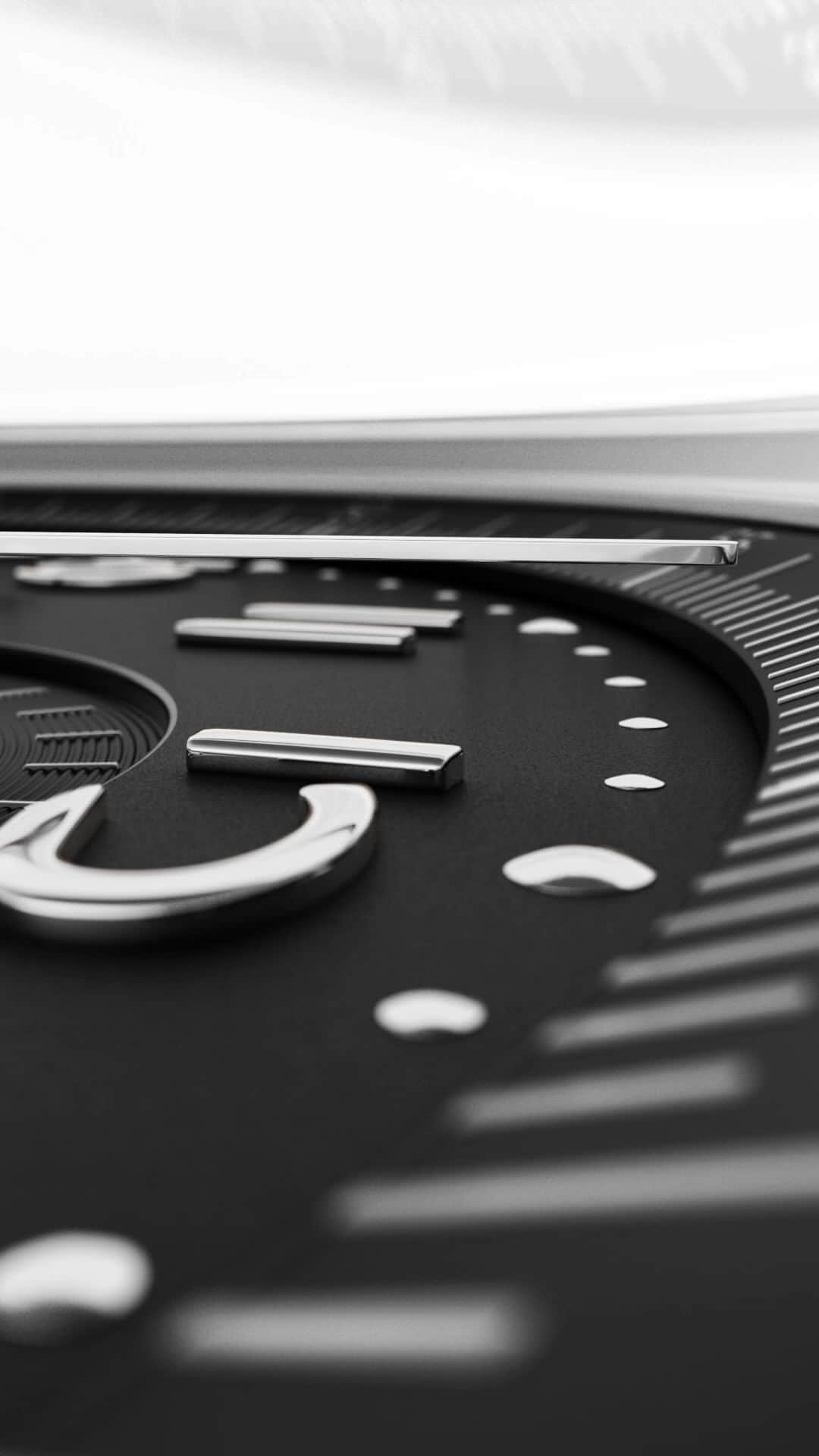 IWCのインスタグラム：「Beautifully Designed.  The clear, functional dial boasts applied Arabic numerals and slender Feuille hands. Printed with a quarter-second scale, the characteristic réhaut not only allows precise reading of the stop time but also reminds us of the Portugieser’s origins as precision instrument for the wrist. #IWCportugieser | #TheReference   🔗Link in Bio  ℹ  Black dial Stainless steel case 41mm IWC-manufactured 69355 Calibre Ref. IW371609 - Visit your IWC boutique or retailer to discover the variety of strap options available.」