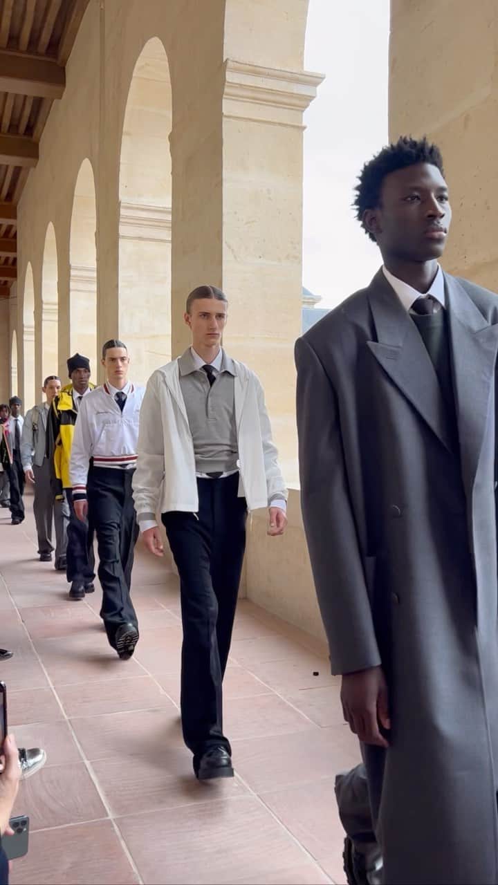 AnOther Magazineのインスタグラム：「From @pharrell’s bold debut as creative director of @louisvuitton men’s to @rickowensonline’s gothic proposal for “joy as a moral obligation”, at the link in bio we present the standout collections form Paris Fashion Week Men’s S/S24 📲  What were your favourites? 💬  🎥 by @alexanderfury @jordanduddy」