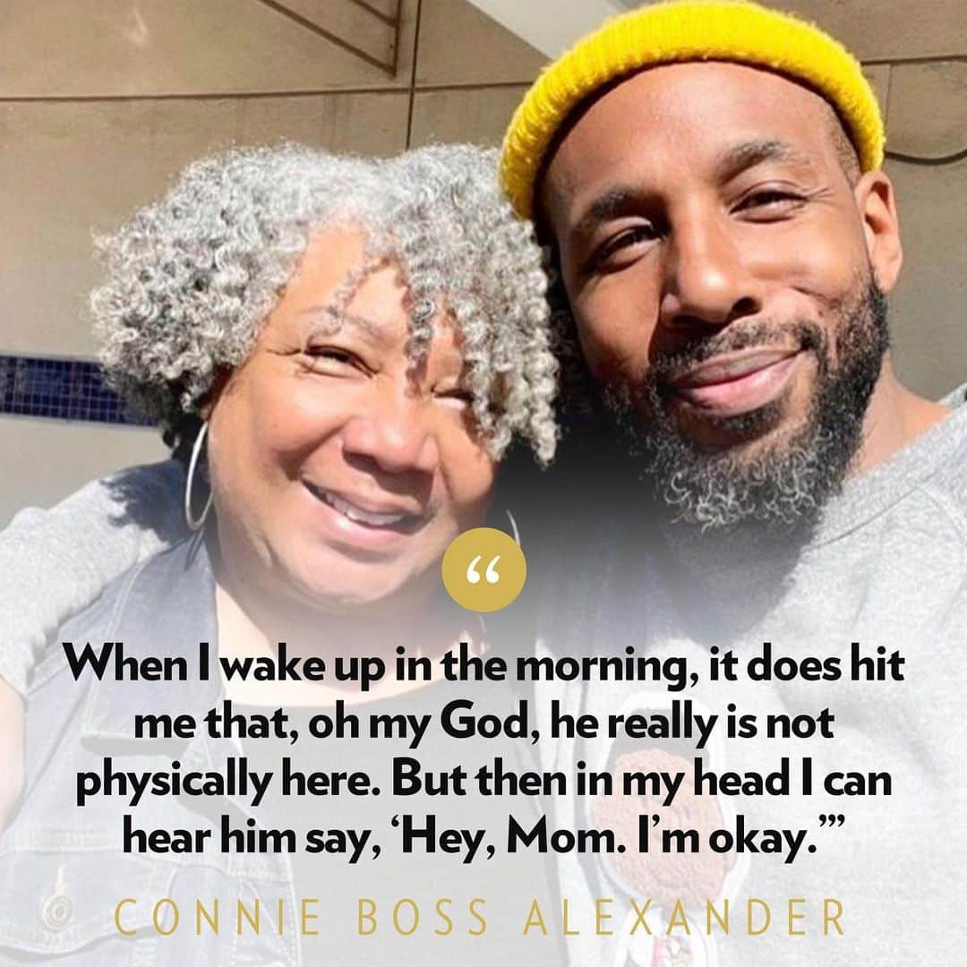 People Magazineさんのインスタグラム写真 - (People MagazineInstagram)「In the quiet moments, Connie Boss Alexander still finds herself picking up her phone to text her late son — beloved dancer, father of three and Ellen DeGeneres Show DJ and executive producer, Stephen “tWitch” Boss. “Sometimes it feels like it was just yesterday, and then other times it feels like it’s been so long since I’ve seen him,” she tells PEOPLE in this week's issue.  Six months after Stephen’s death at age 40, Connie grapples with his suicide but finds solace in her memories and her belief that she’ll see him again. “When I think about him, I try not to dwell on how he left this earth,” she says. “This is not totally the end. That is where my peace comes from.” ❤️ Read the full story at the link in our bio. | 📷: Courtesy」6月28日 22時49分 - people