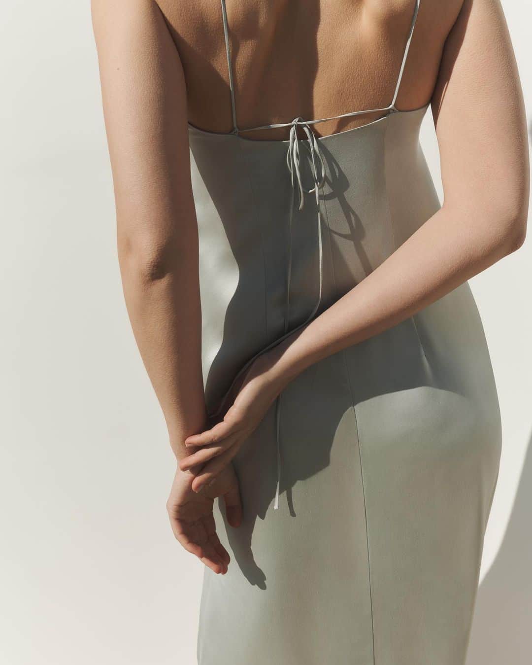 Club Monacoのインスタグラム：「Meet the most elevated summer slip — made of mulberry silk (the most luxurious kind) with darts at the bust for a flattering fit.」