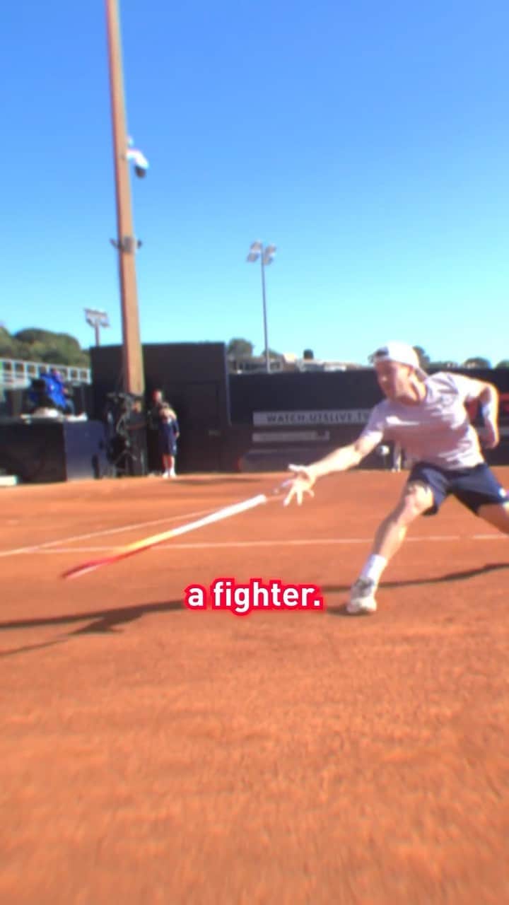 のインスタグラム：「Diego "El Peque" Schwartzman is not only a great fighter on the court, he’s also an amazing entertainer made for UTS! 🤩  Come see @dieschwartzman put on the show at UTS #losangeles July 21-23 at @dignityhealthsp 🔥」