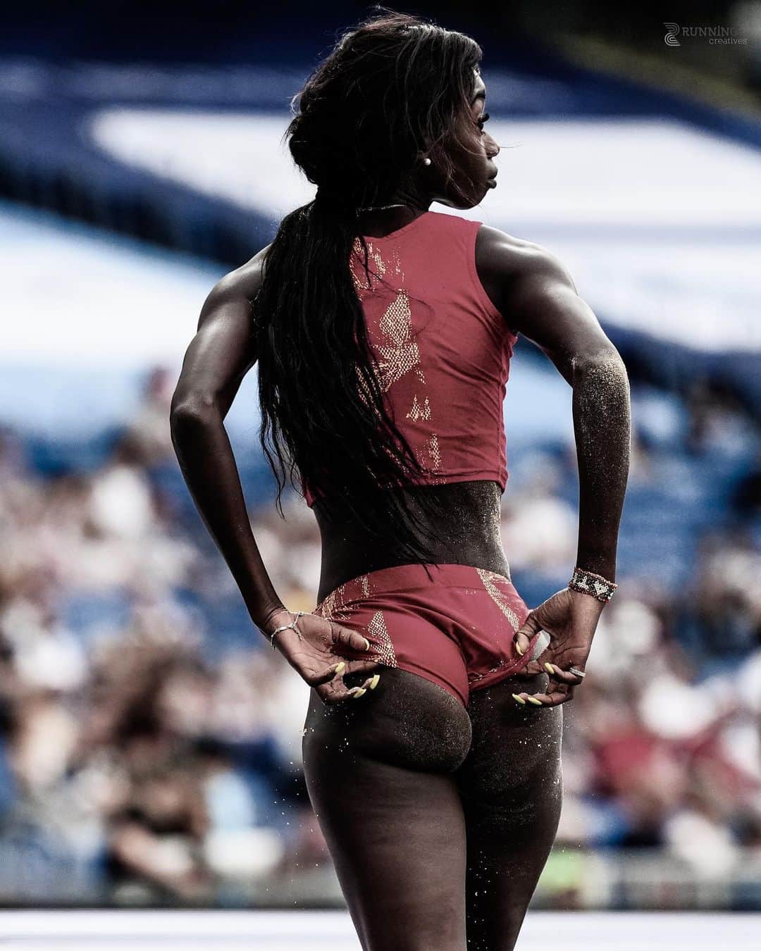 Fatima Diameさんのインスタグラム写真 - (Fatima DiameInstagram)「Hi @fatimadiame 🇪🇸😊 #fatima #longjump #athlete #athletics #espana #sonya1」6月28日 23時02分 - fatimadiame