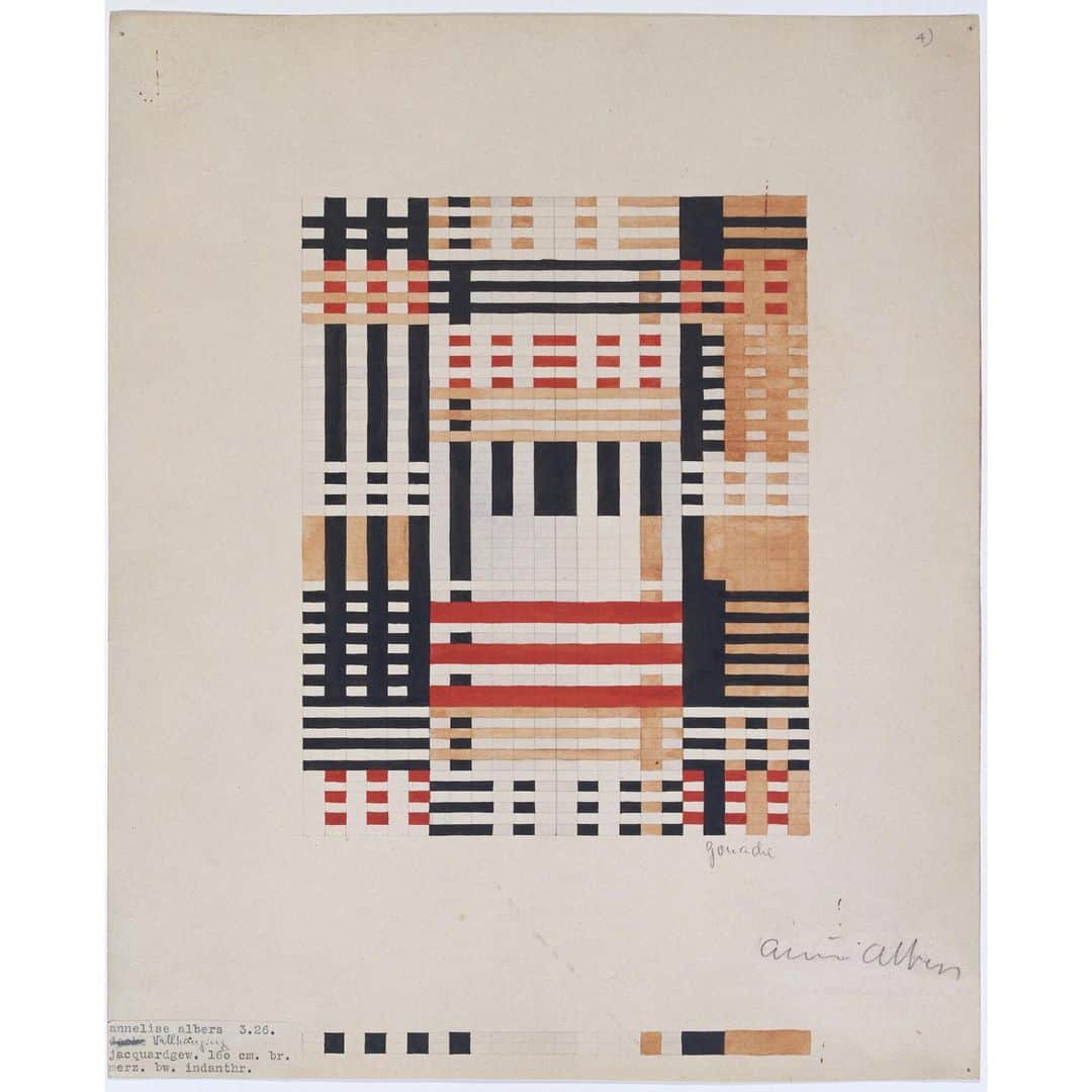 THE ROWのインスタグラム：「Anni Albers; ‘Notebook Sketches’, 1963」