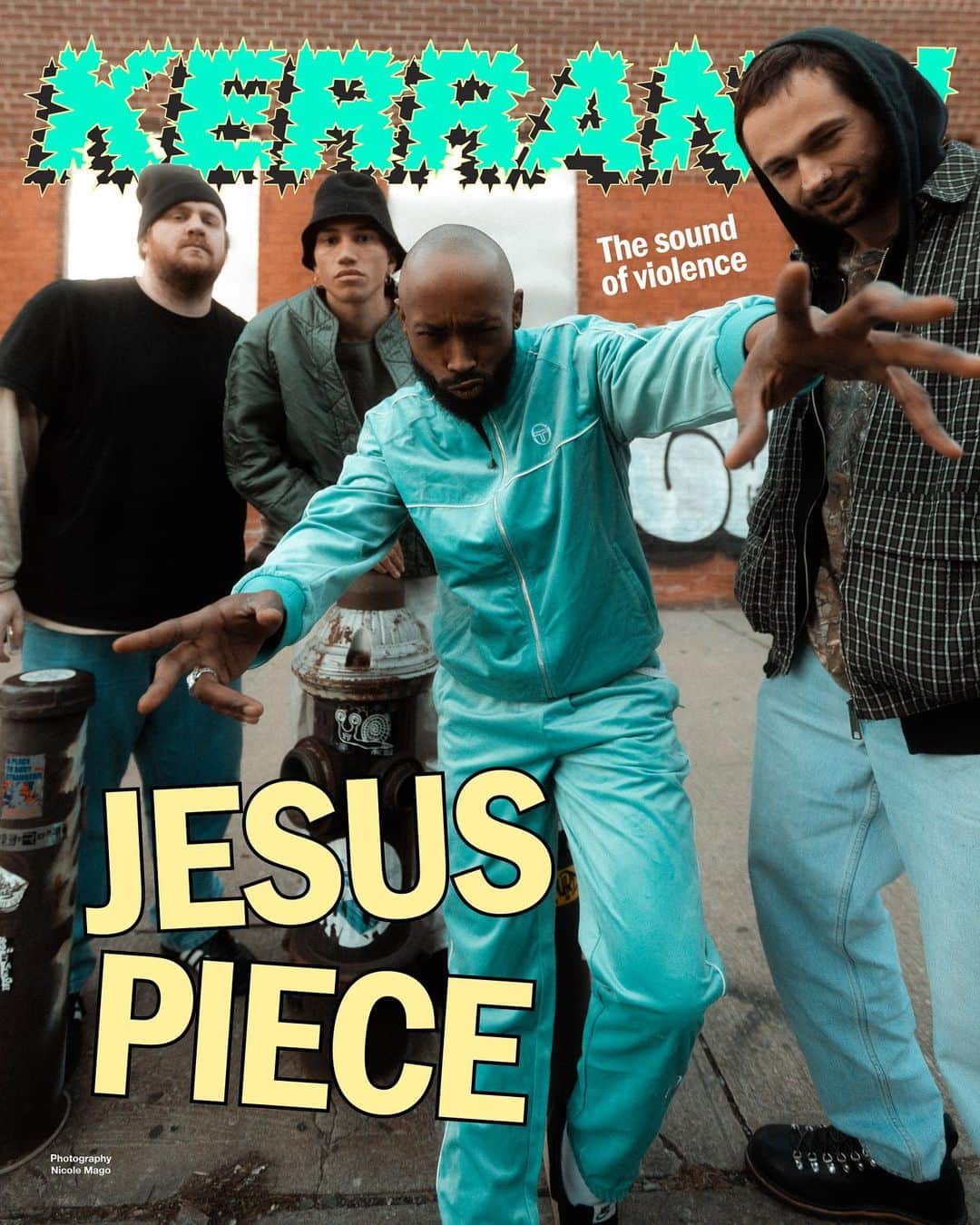 Kerrang!のインスタグラム：「Kerrang! Cover Story 👊  “Our music calls to something dark in people. It pulls out that primal side”  Jesus Piece’s Aaron Heard only truly understood hardcore once he’d thrown himself headlong into its visceral, violent live arena. In the aftermath of their soul-shuddering set at @outbreakfest, he explains how the focus and ferocity that accompanied new album …So Unknown is taking that cathartic carnage to another level.  Read the interview now at the link in bio 🔗  ✍️: @samlaw1000  📸: @nicolemago 🎨: @aledsavedlatin  #kerrangcoverstory」